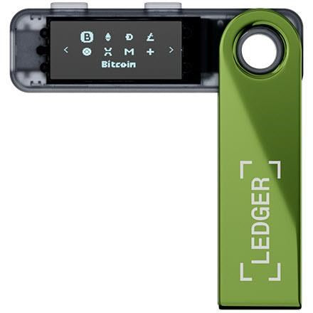 Ledger Nano S Plus Crypto Hardware Wallet (Oxidate Green)