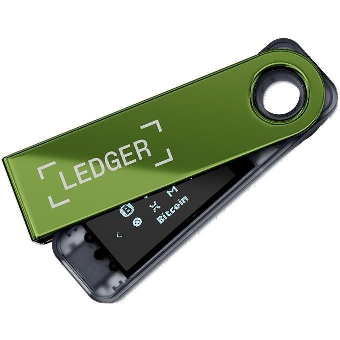 Ledger Nano S Plus Crypto Hardware Wallet (Oxidate Green)