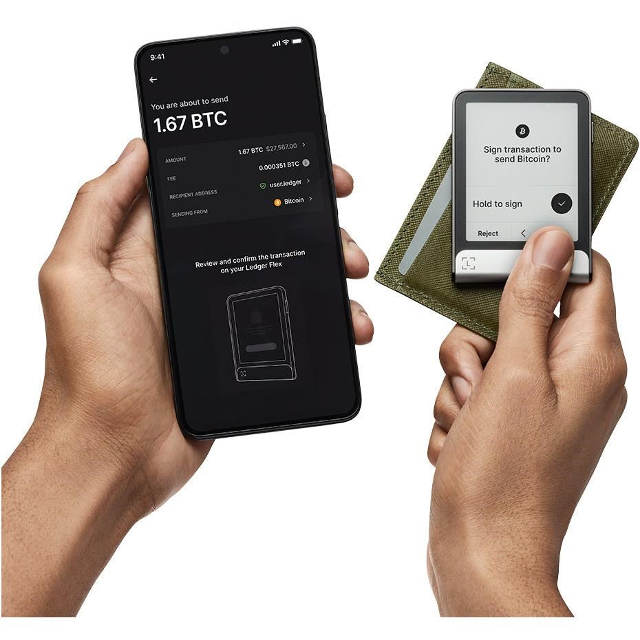 Ledger Flex Crypto Hardware Wallet with Recovery Key (Graphite)