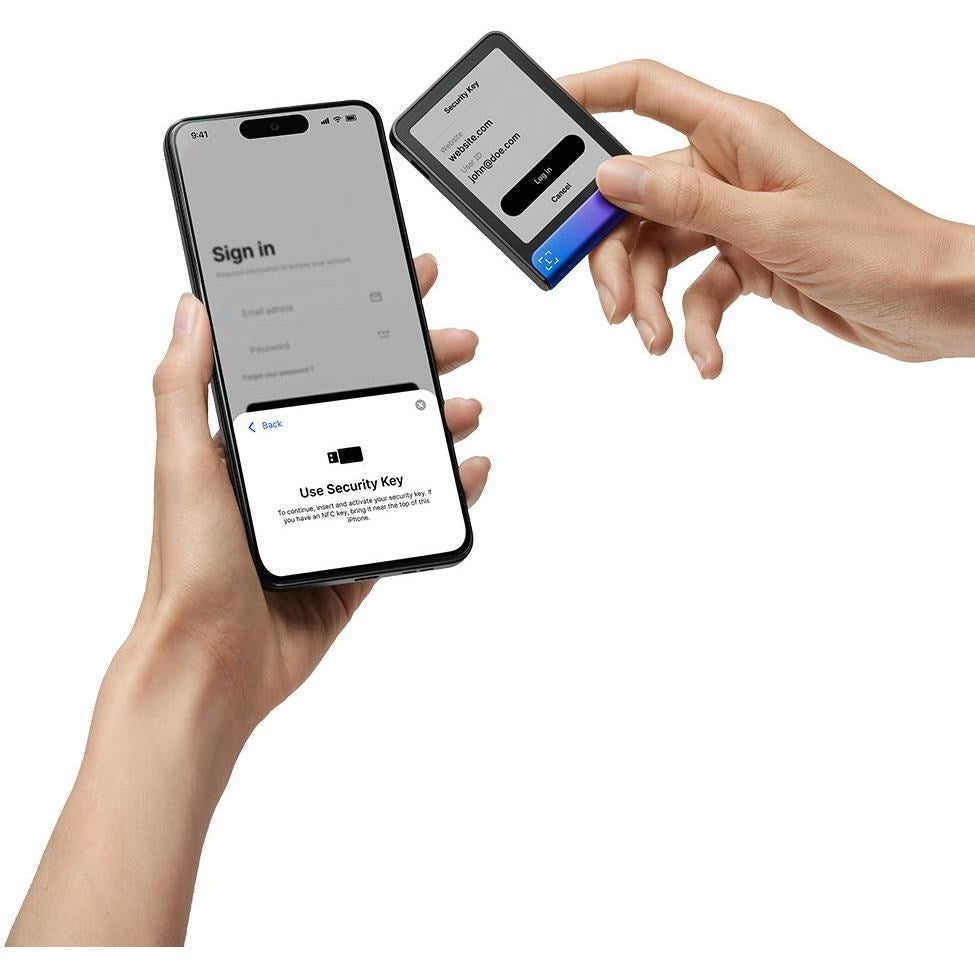 Ledger Flex Crypto Hardware Wallet with Recovery Key (Neptune Blue)