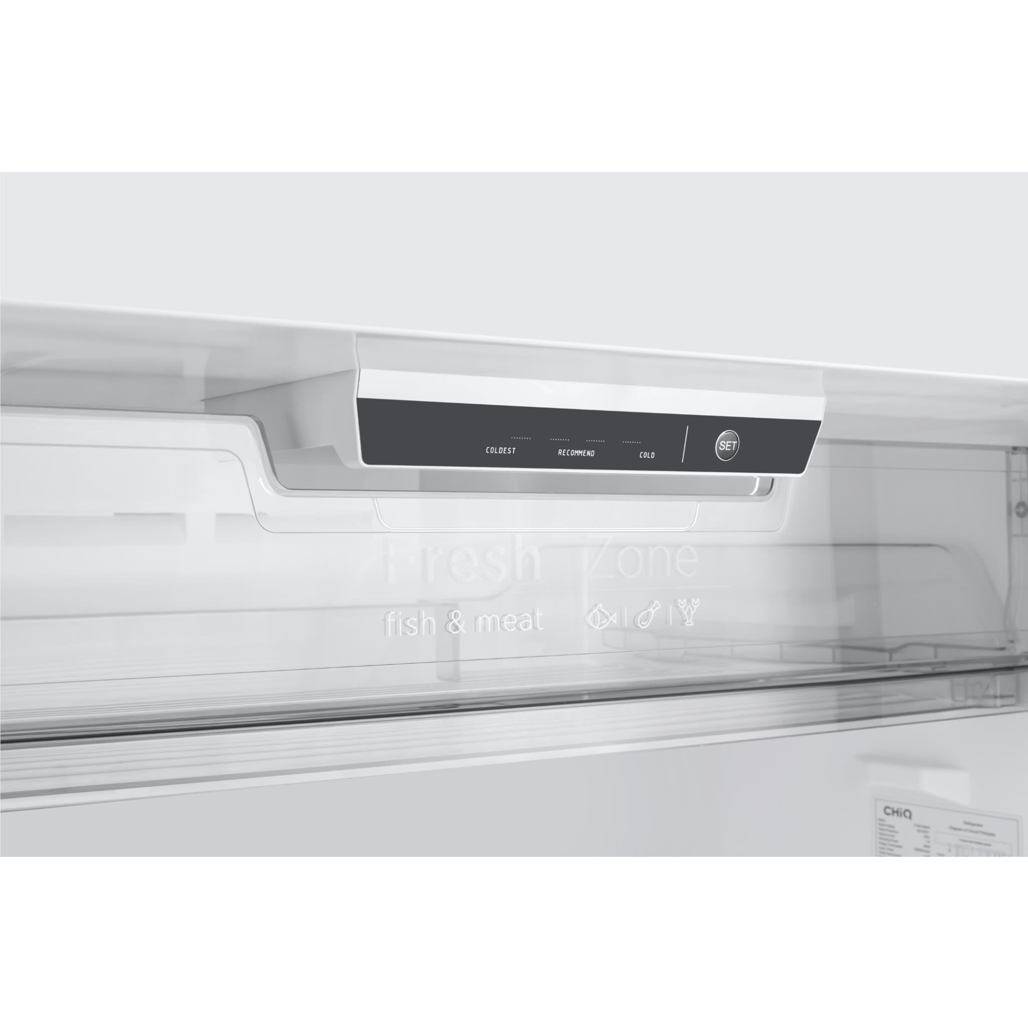 CHiQ 410L Top Mount Fridge (Black)