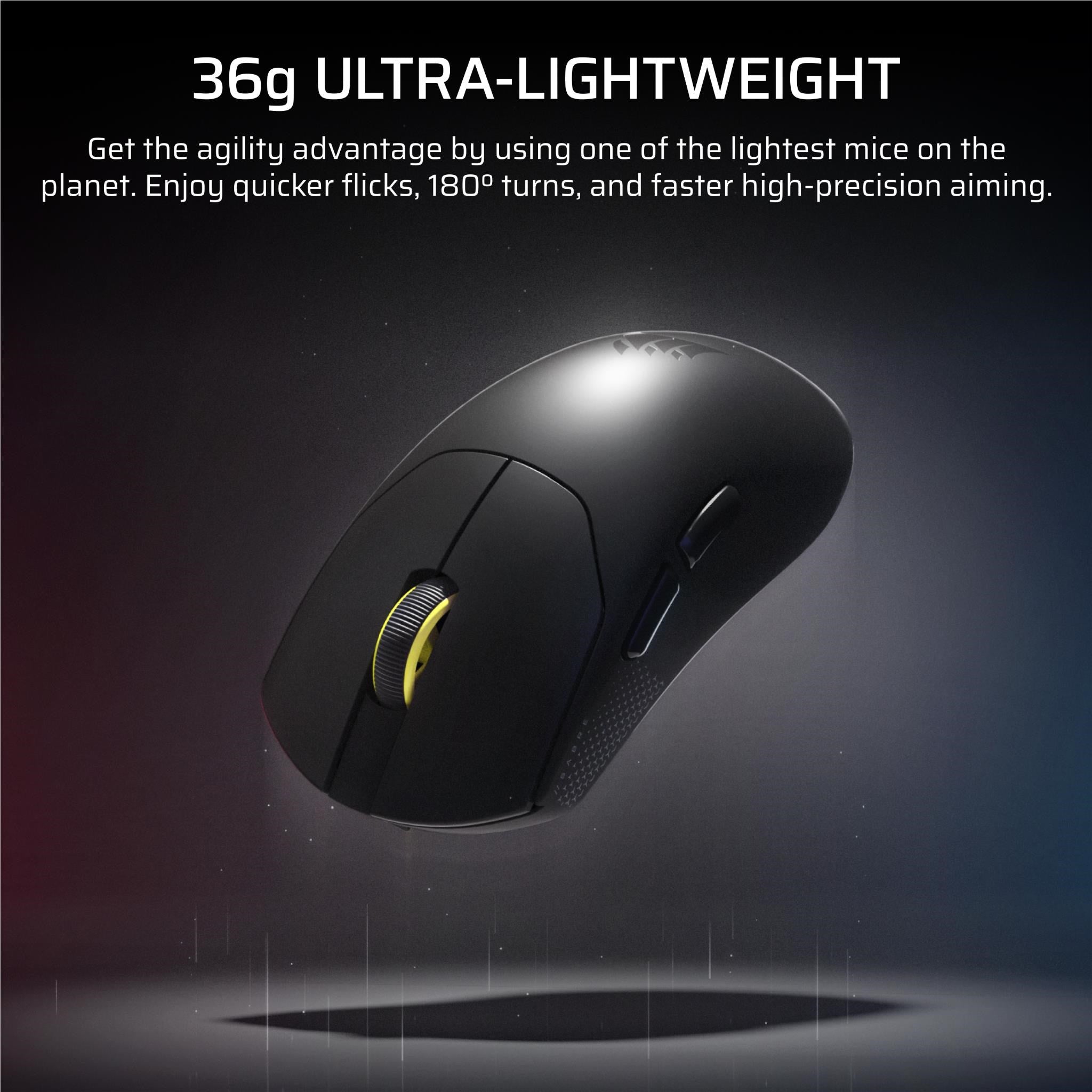 Corsair Sabre V2 Pro Ultralight Wireless Gaming Mouse (White)