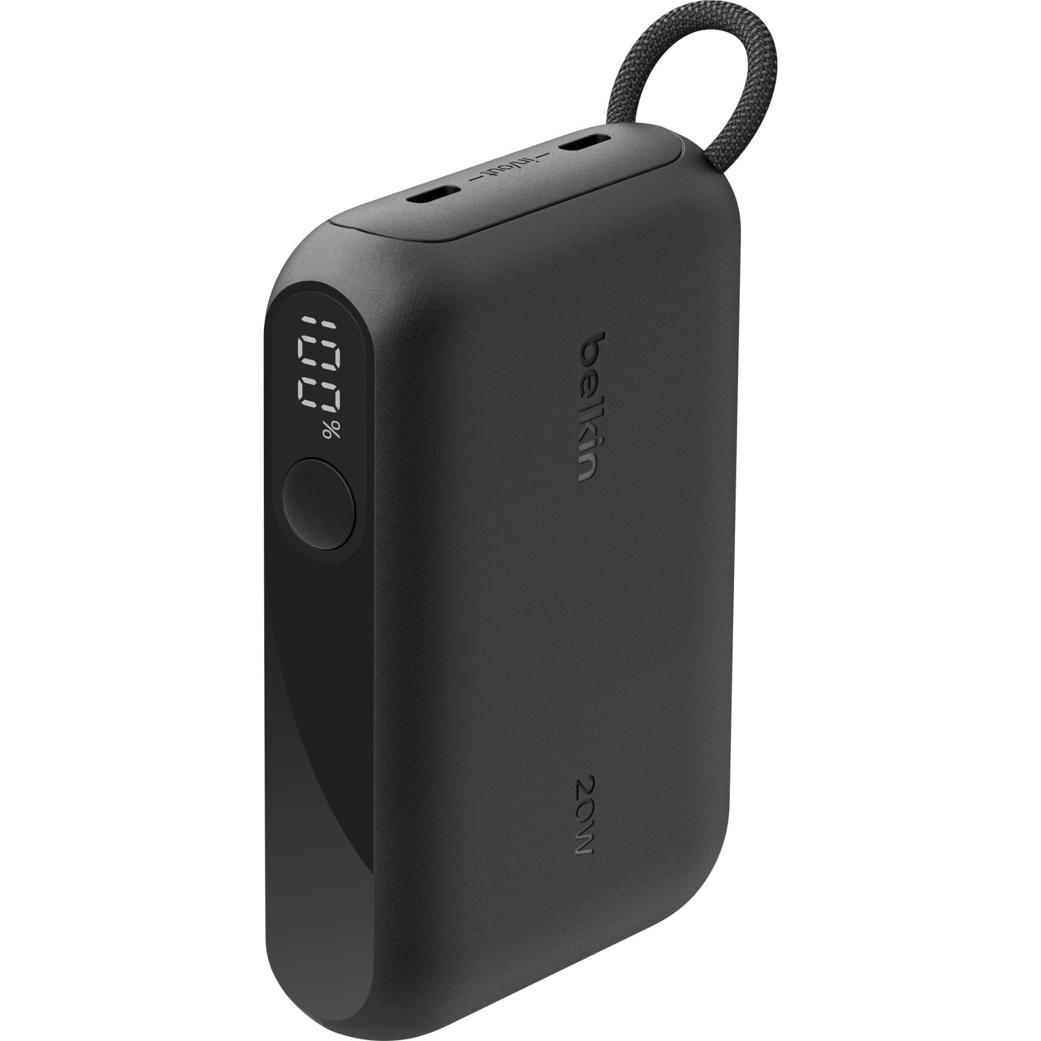 Belkin BoostCharge 10K Power Bank with Display (Black)