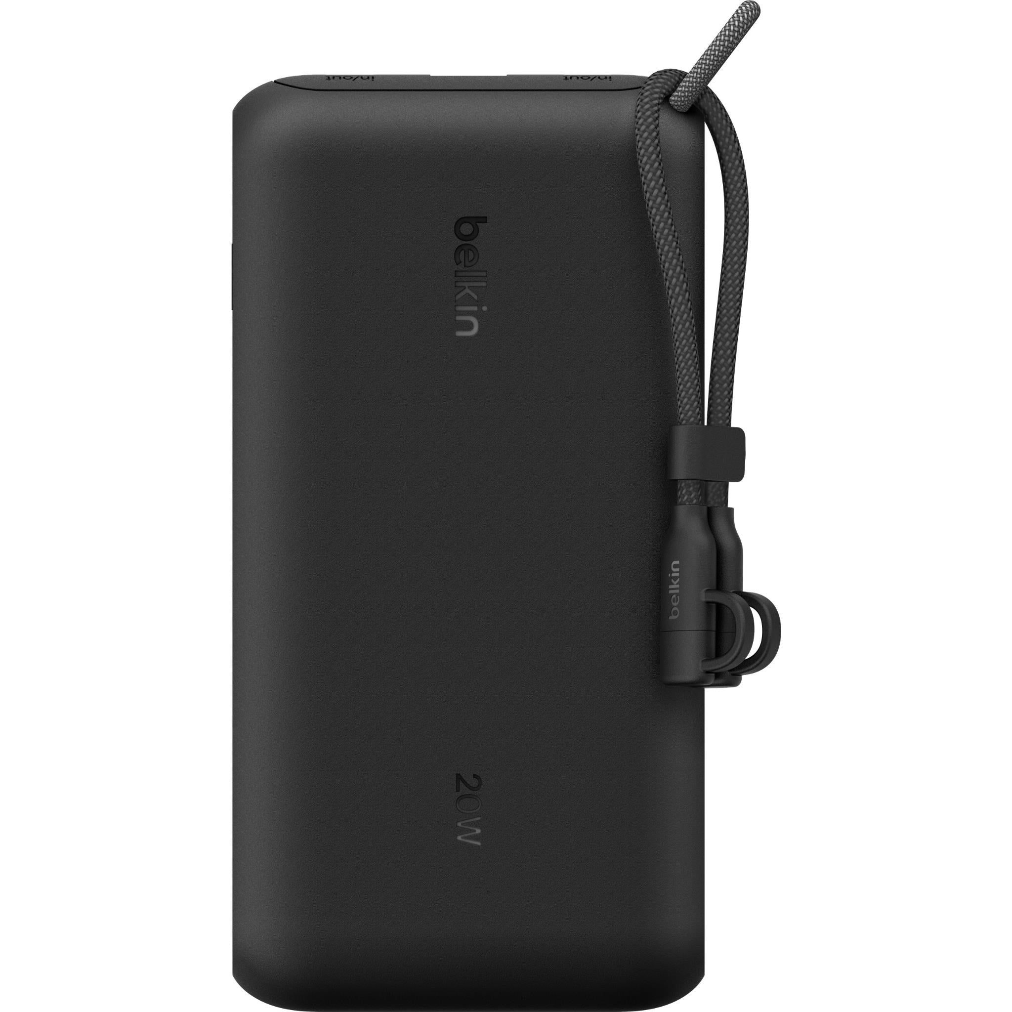 Belkin BoostCharge 20K Power Bank with Display (Black)