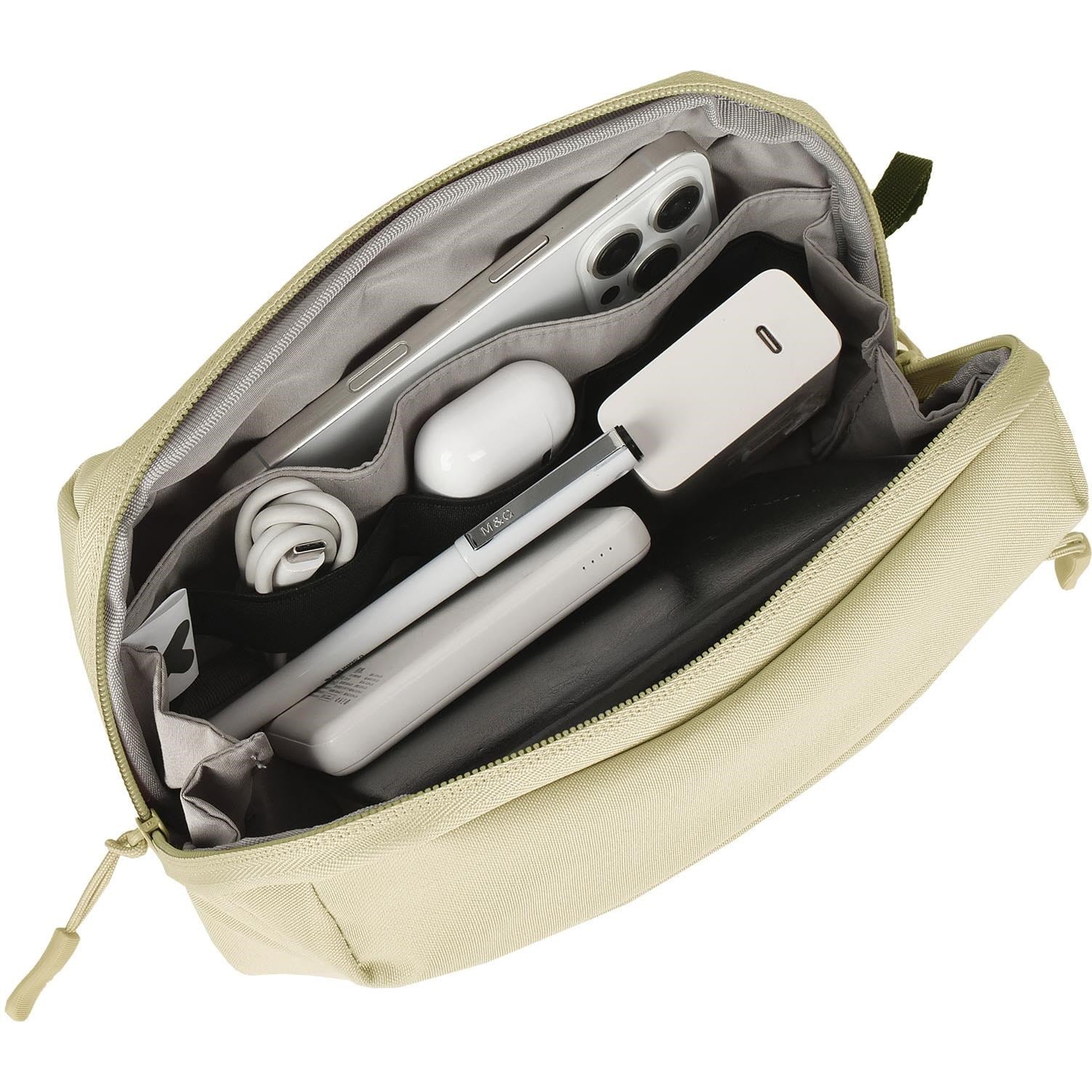XCD Luxe Cable & Tech Pouch (Ivory)