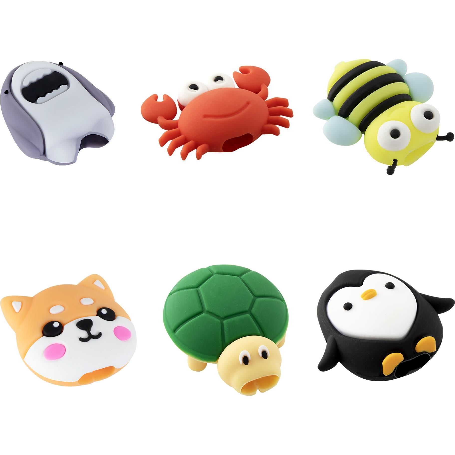 Crest Cable Protectors Novelty Animals (Assorted 6pc)