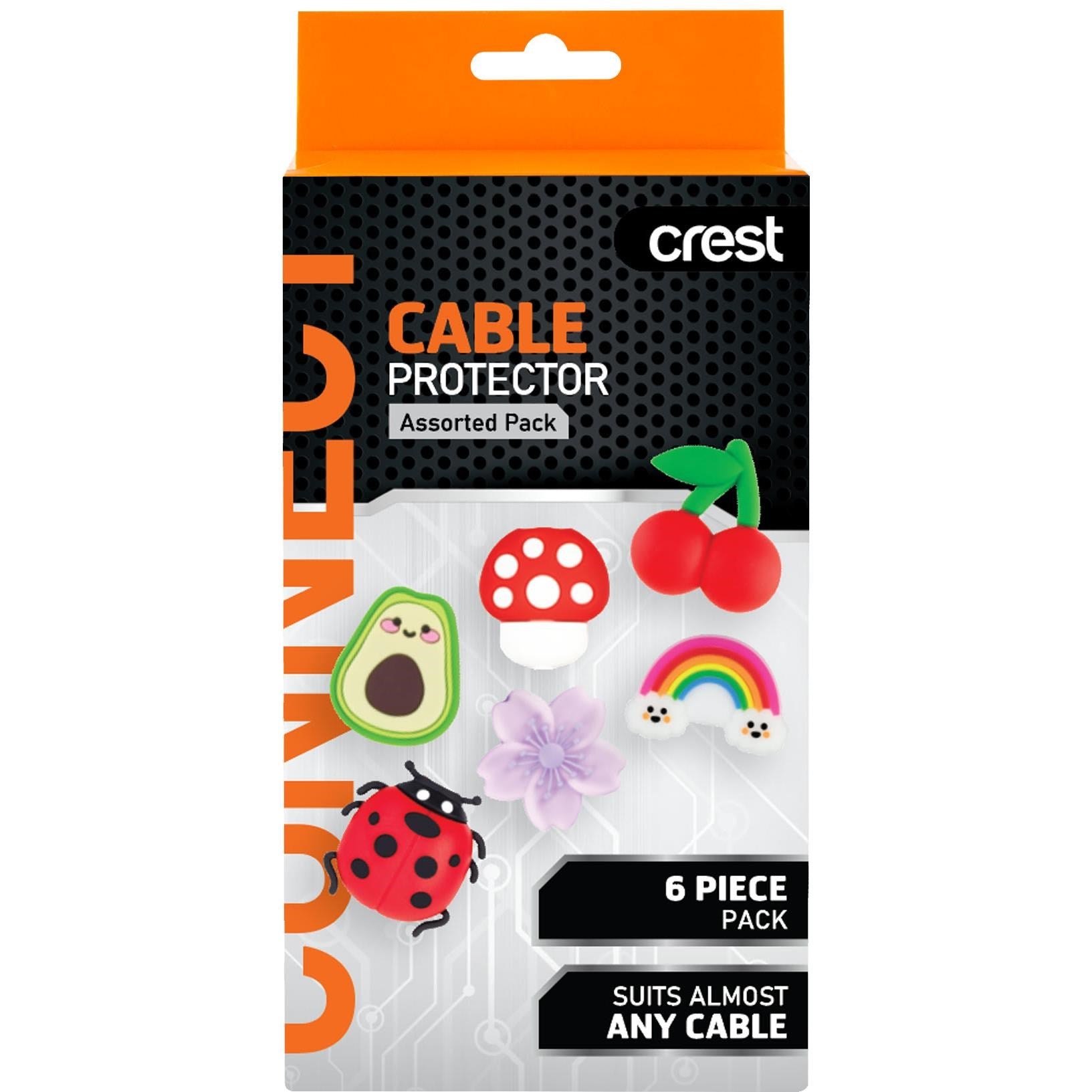Crest Cable Protectors Novelty Nature (Assorted 6pc)