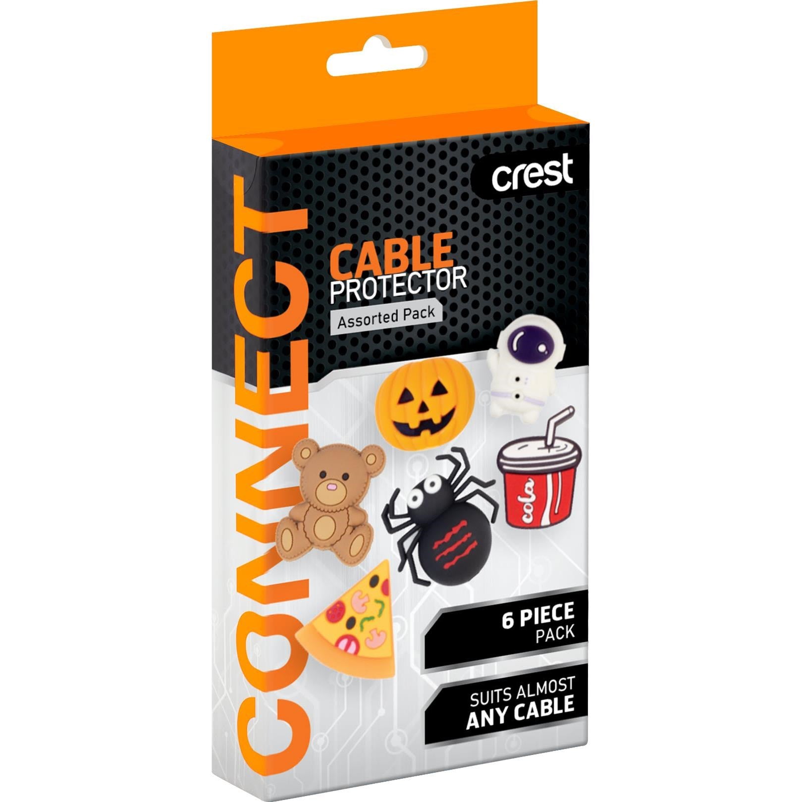 Crest Cable Protectors Novelty Teens (Assorted 6pc)