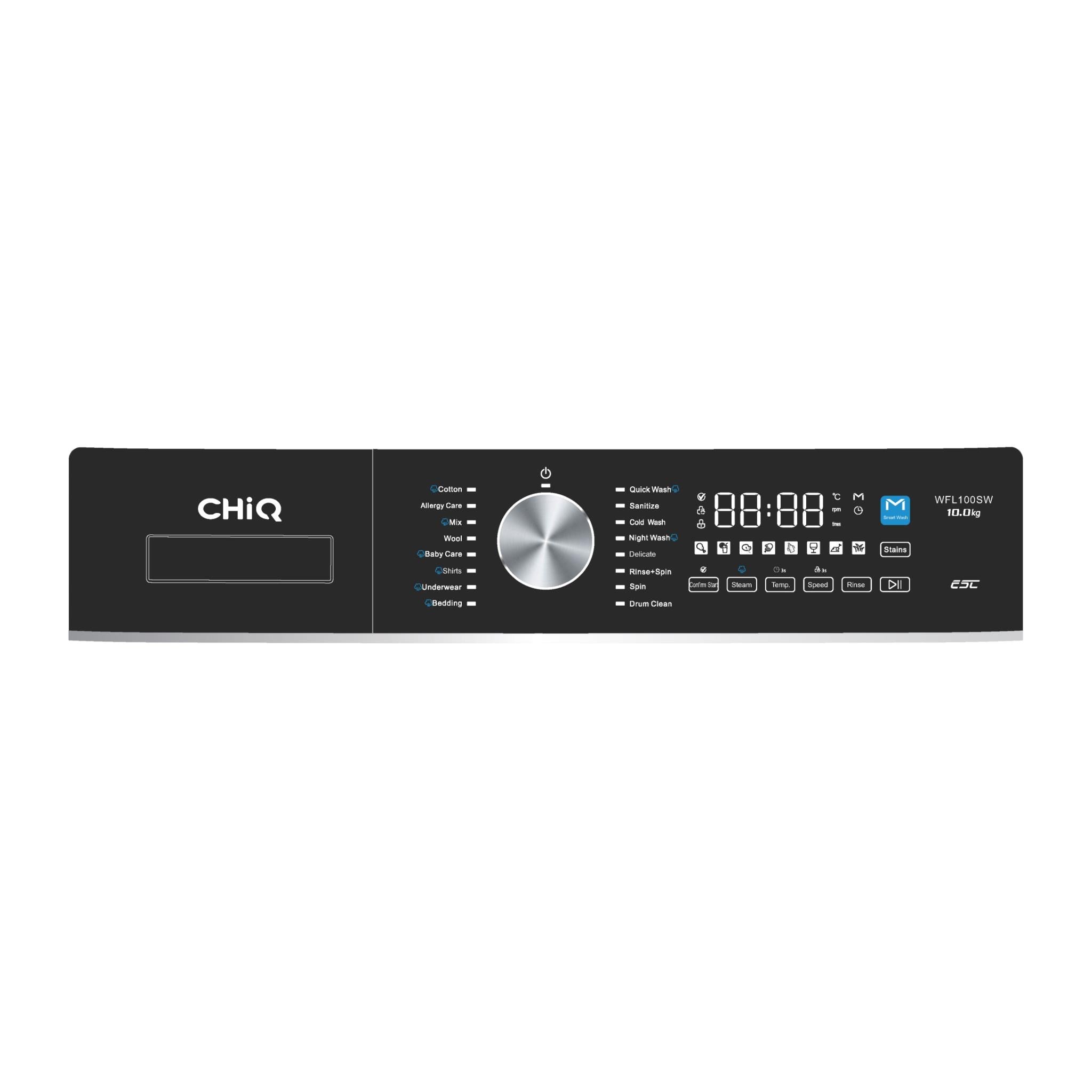 CHiQ WFL100SW 10kg Front Load Washer