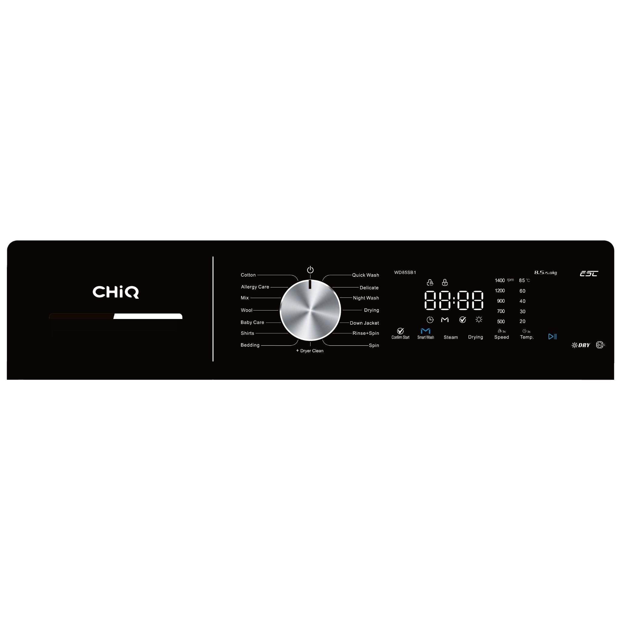 CHiQ WD85SB1 8.5kg/5kg Front Load Washer Dryer Combo