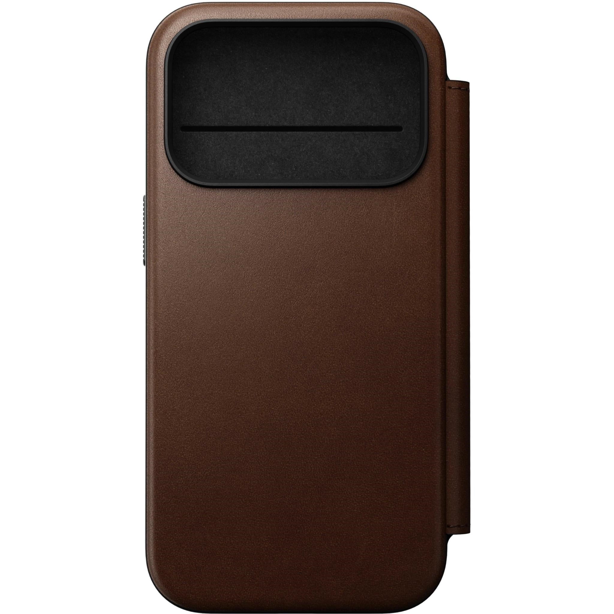 NOMAD Modern Ecco Leather Case for iPhone 17 Pro (Brown)