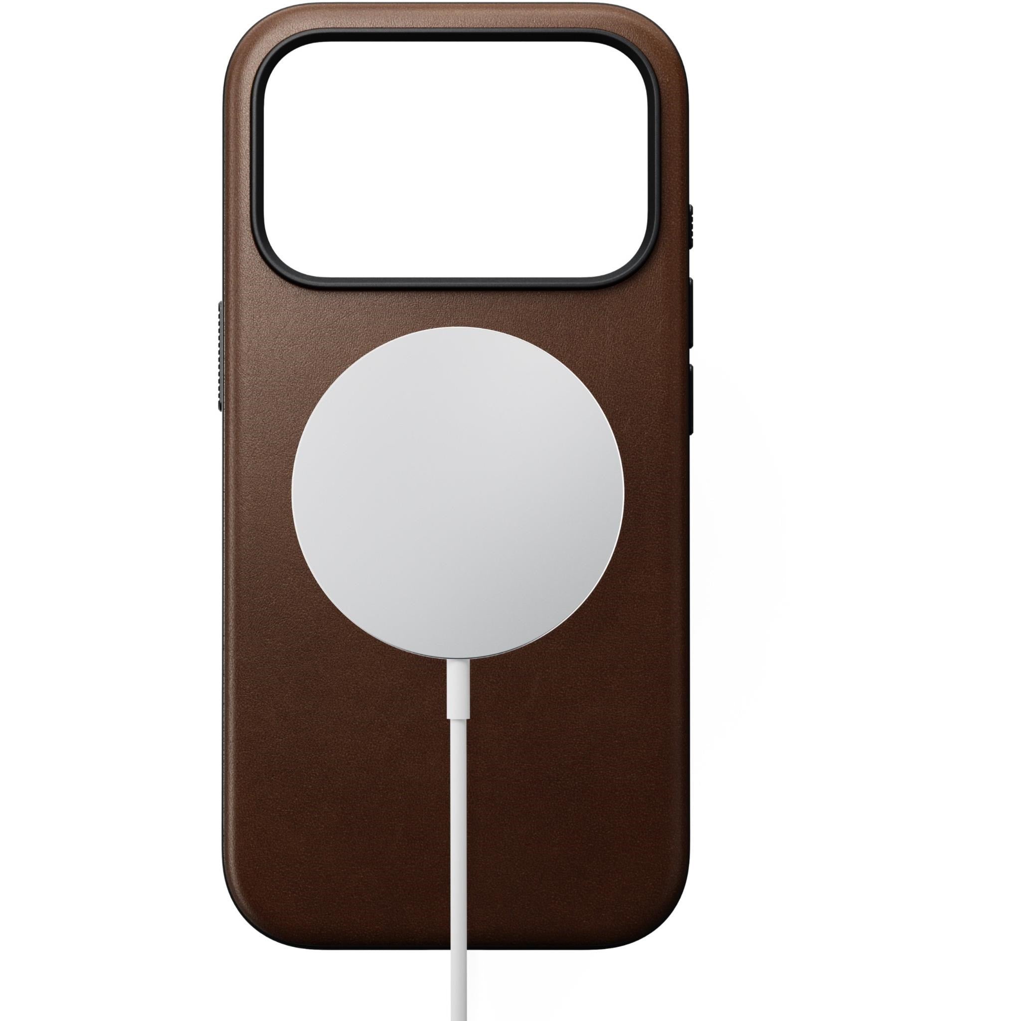 NOMAD Modern Ecco Leather Case for iPhone 17 Pro (Brown)