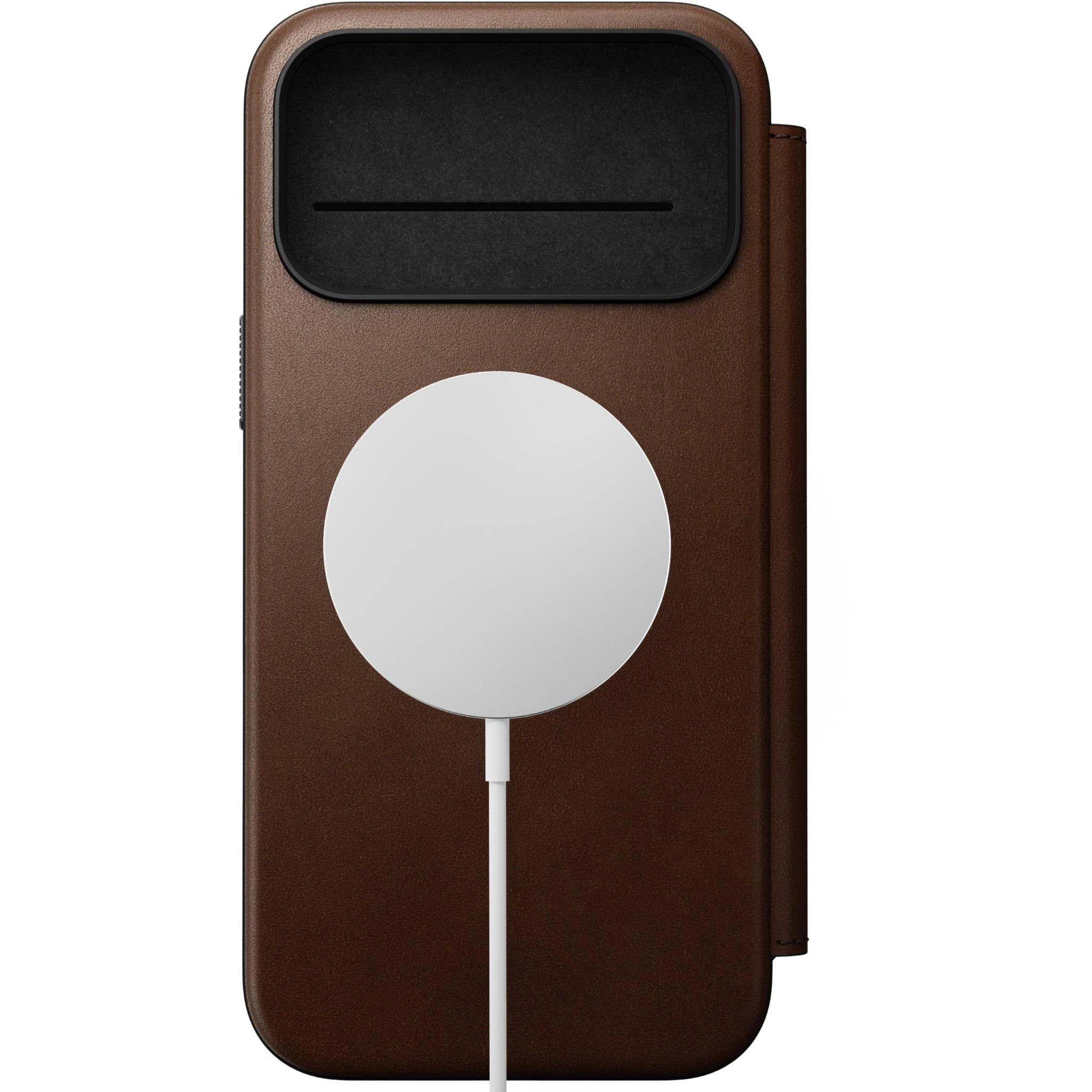 NOMAD Modern Ecco Leather Case for iPhone 17 Pro Max (Brown)