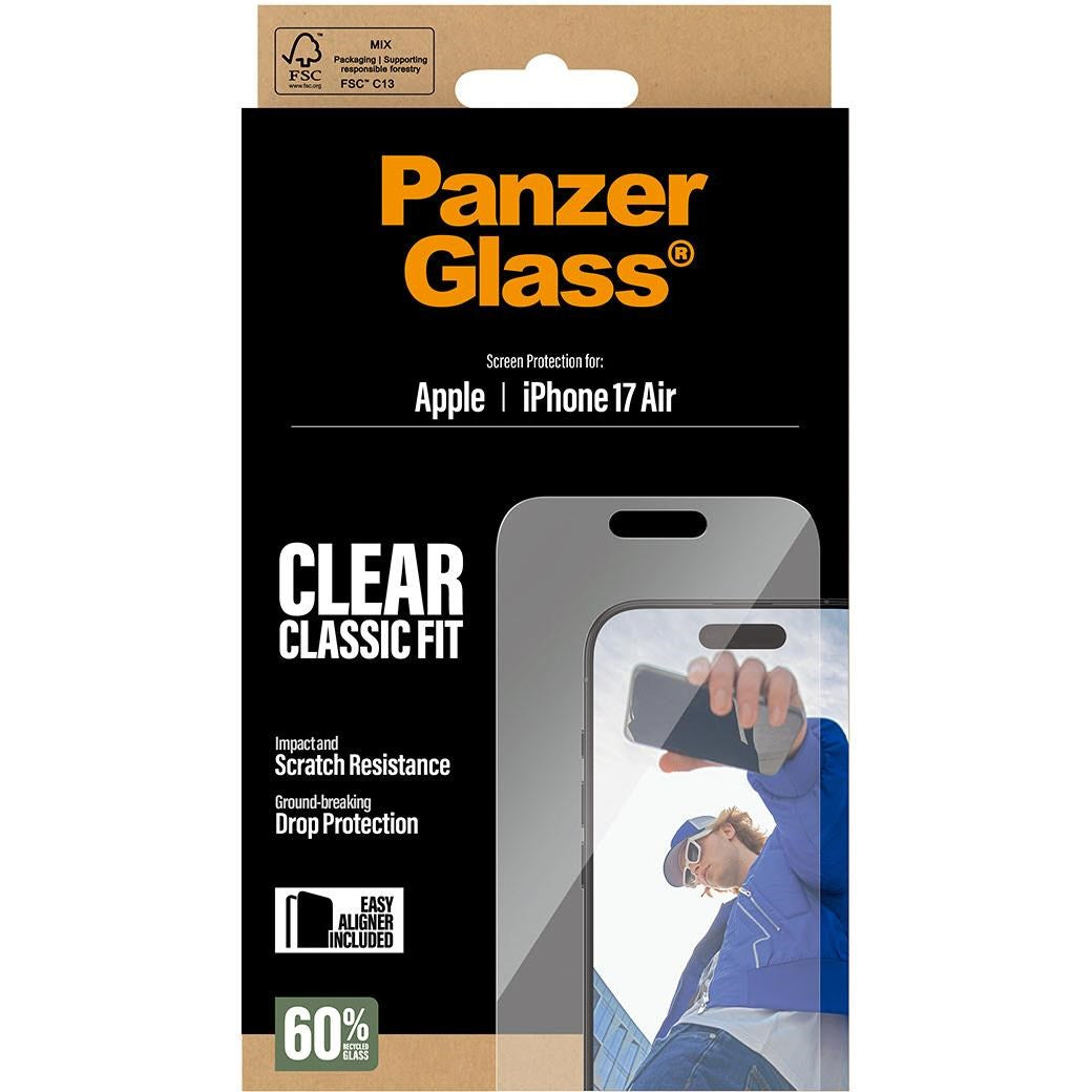 PanzerGlass Classic Fit Screen Protector for iPhone Air
