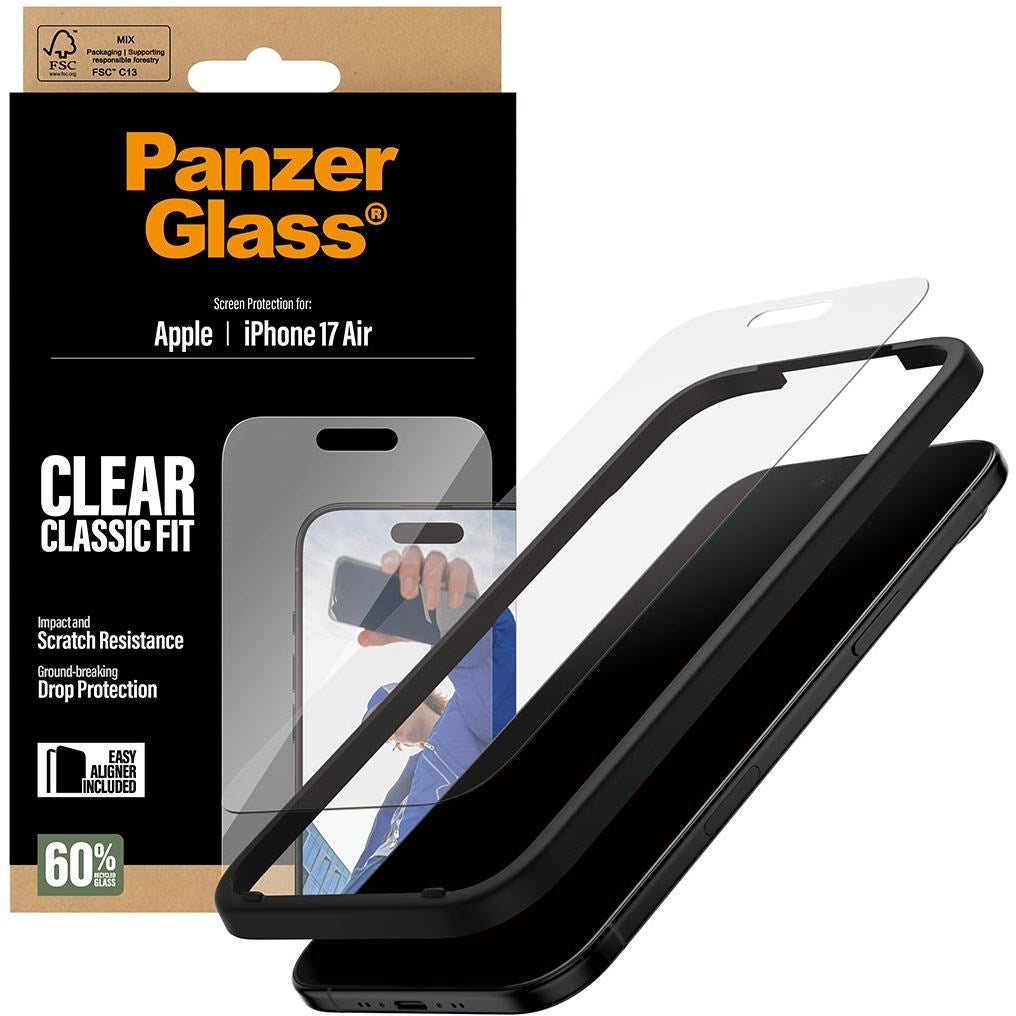 PanzerGlass Classic Fit Screen Protector for iPhone Air