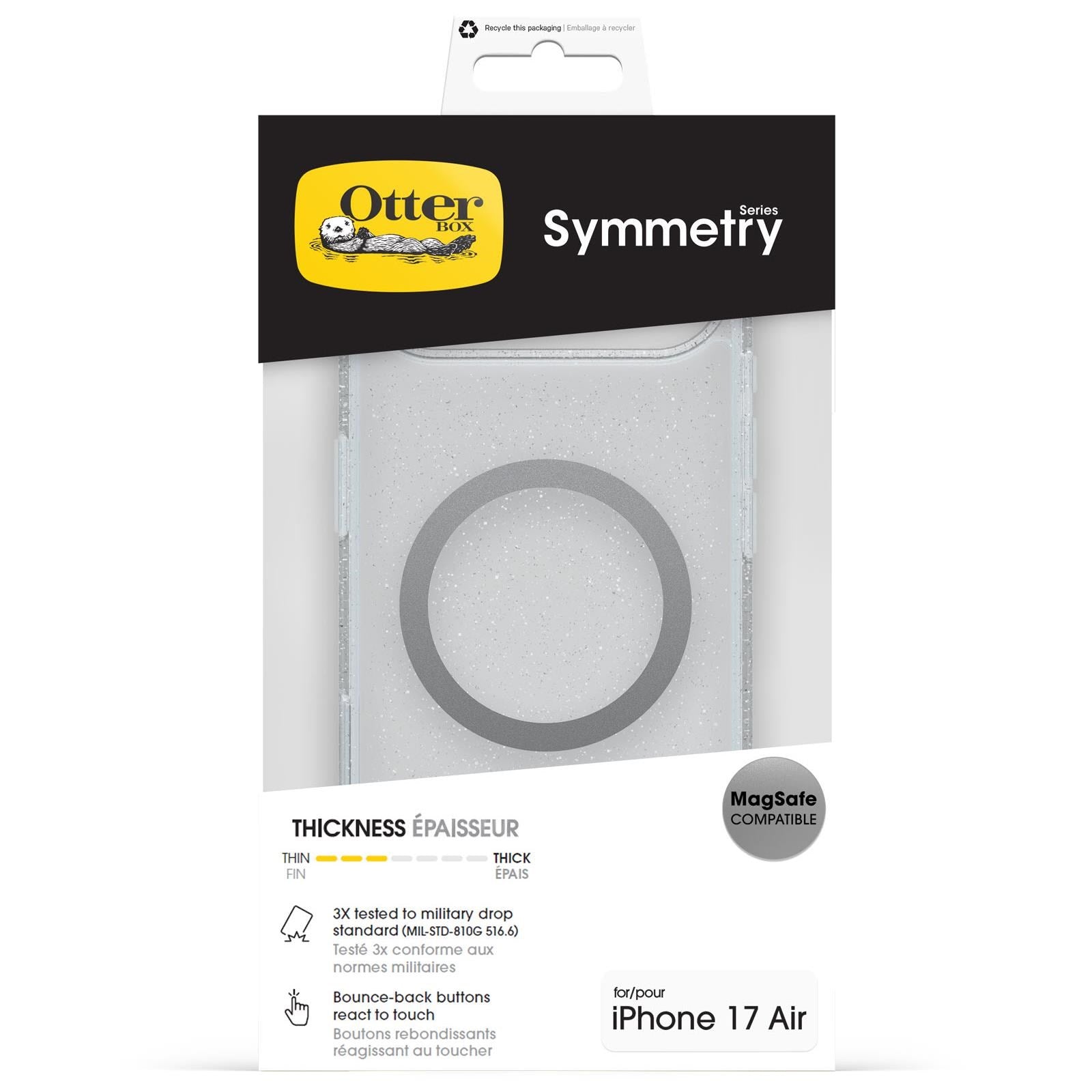 Otterbox Symmetry MagSafe Case & Cam Controle for iPhone Air (Stardust)