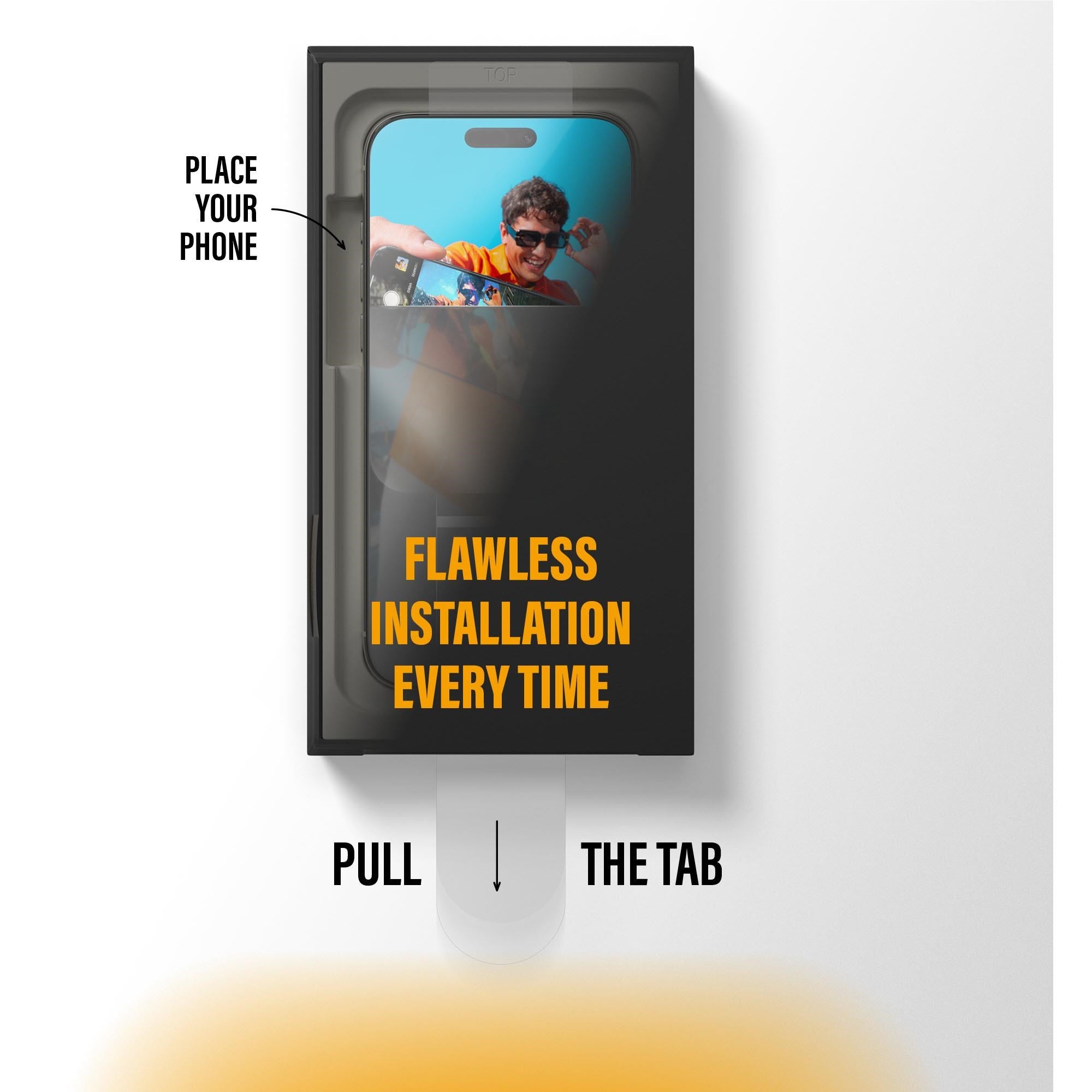 PanzerGlass UWF Screen Protector with Fastfit for Phone 17