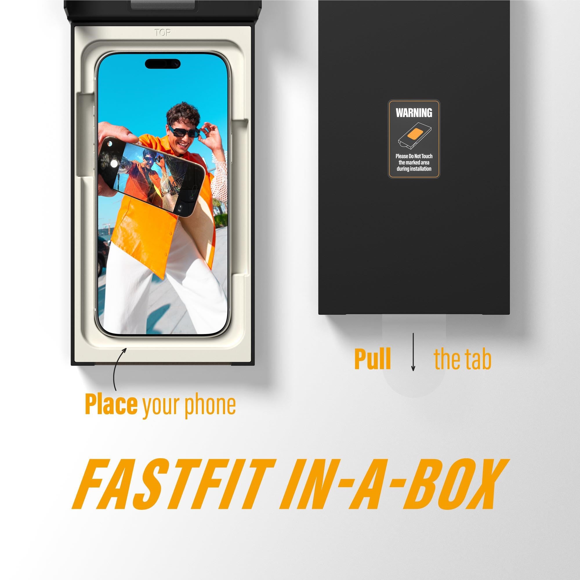 PanzerGlass UWF Screen Protector with Fastfit for Phone 17 Pro