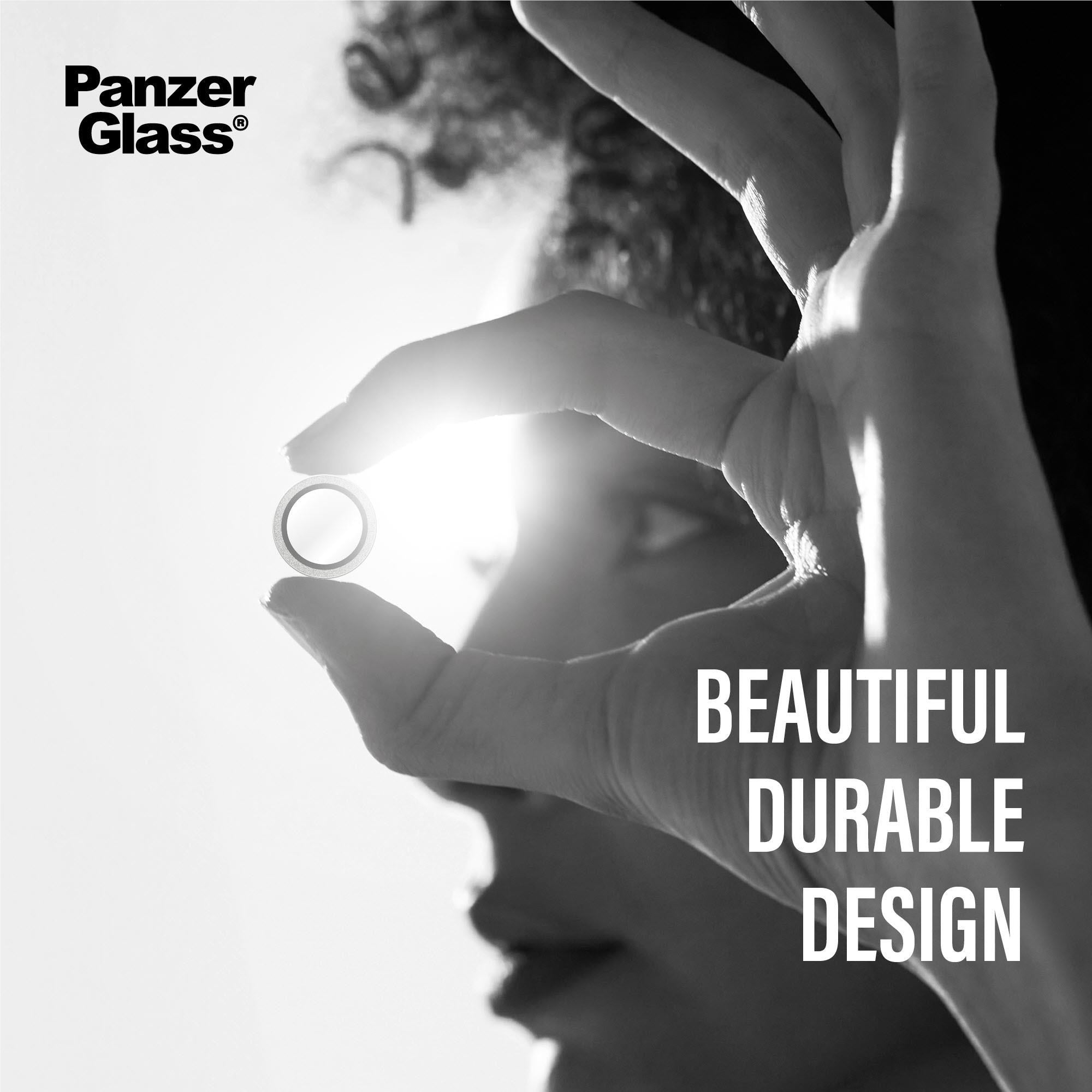 PanzerGlass Hoops Lens Protector for iPhone 17 Pro/17 Pro Max (Glitter Silver)