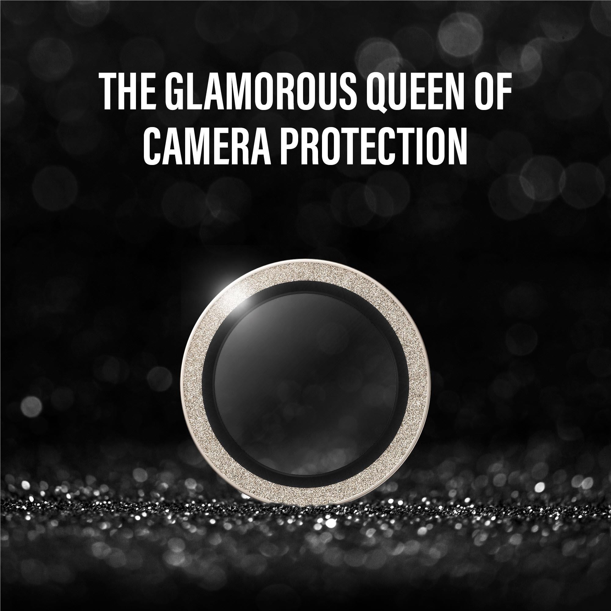 PanzerGlass Hoops Lens Protector for iPhone 17 Pro/17 Pro Max (Glitter Gold)