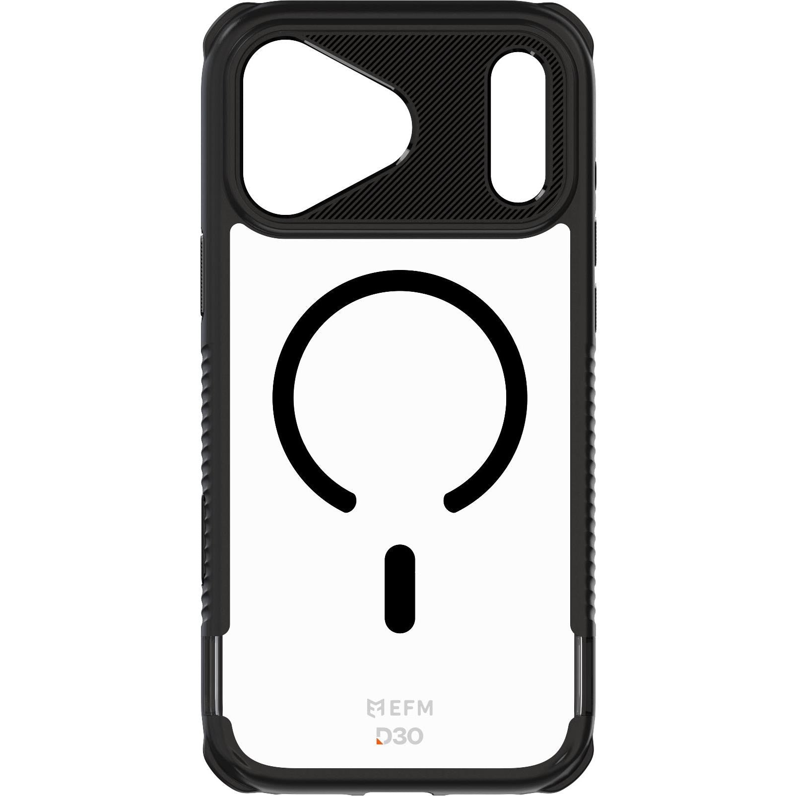 EFM Cayman Case with D3O Zero for iPhone 17 Pro Max (Black)