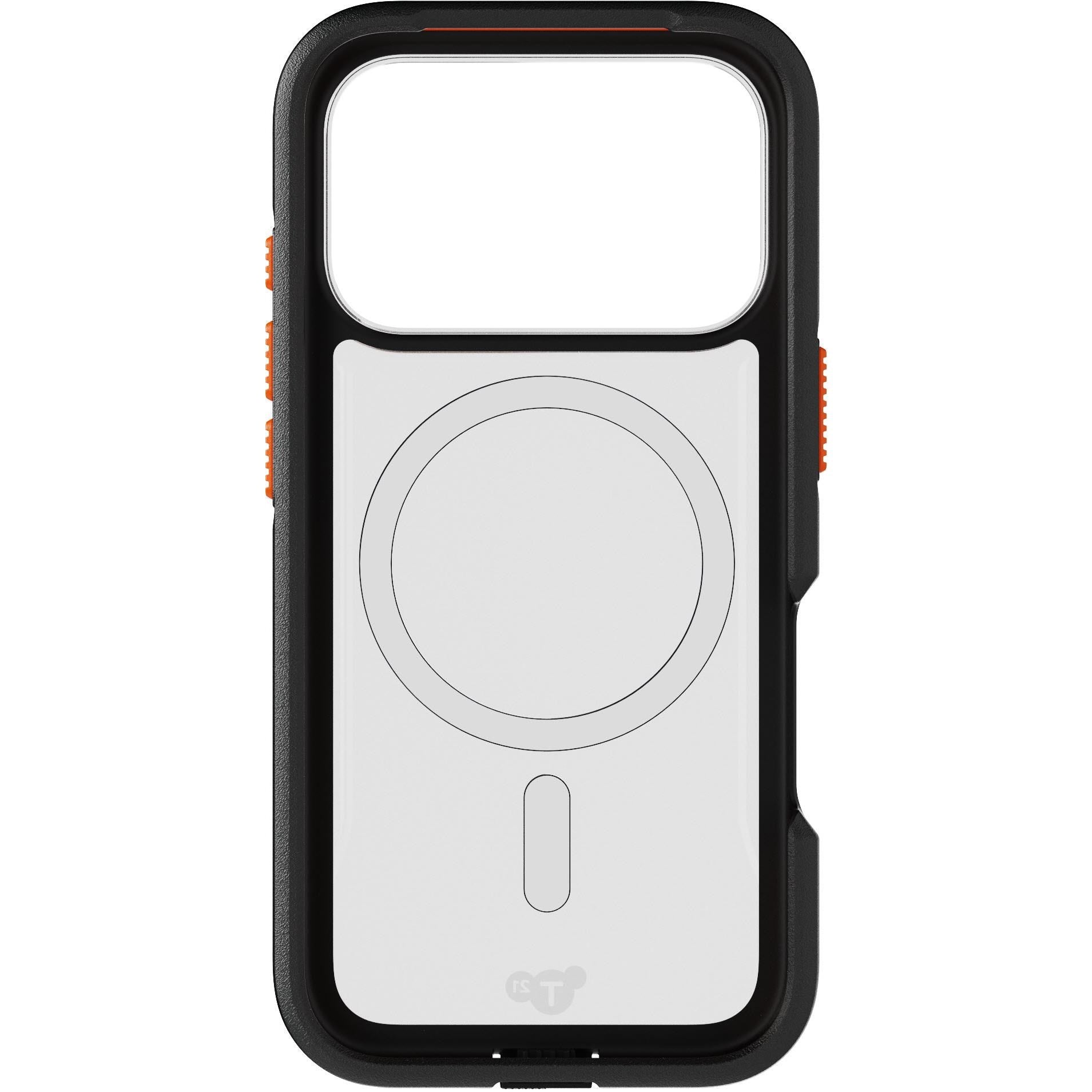 Tech21 EvoPro MagSafe Case for iPhone 17 Pro (Clear/Black)