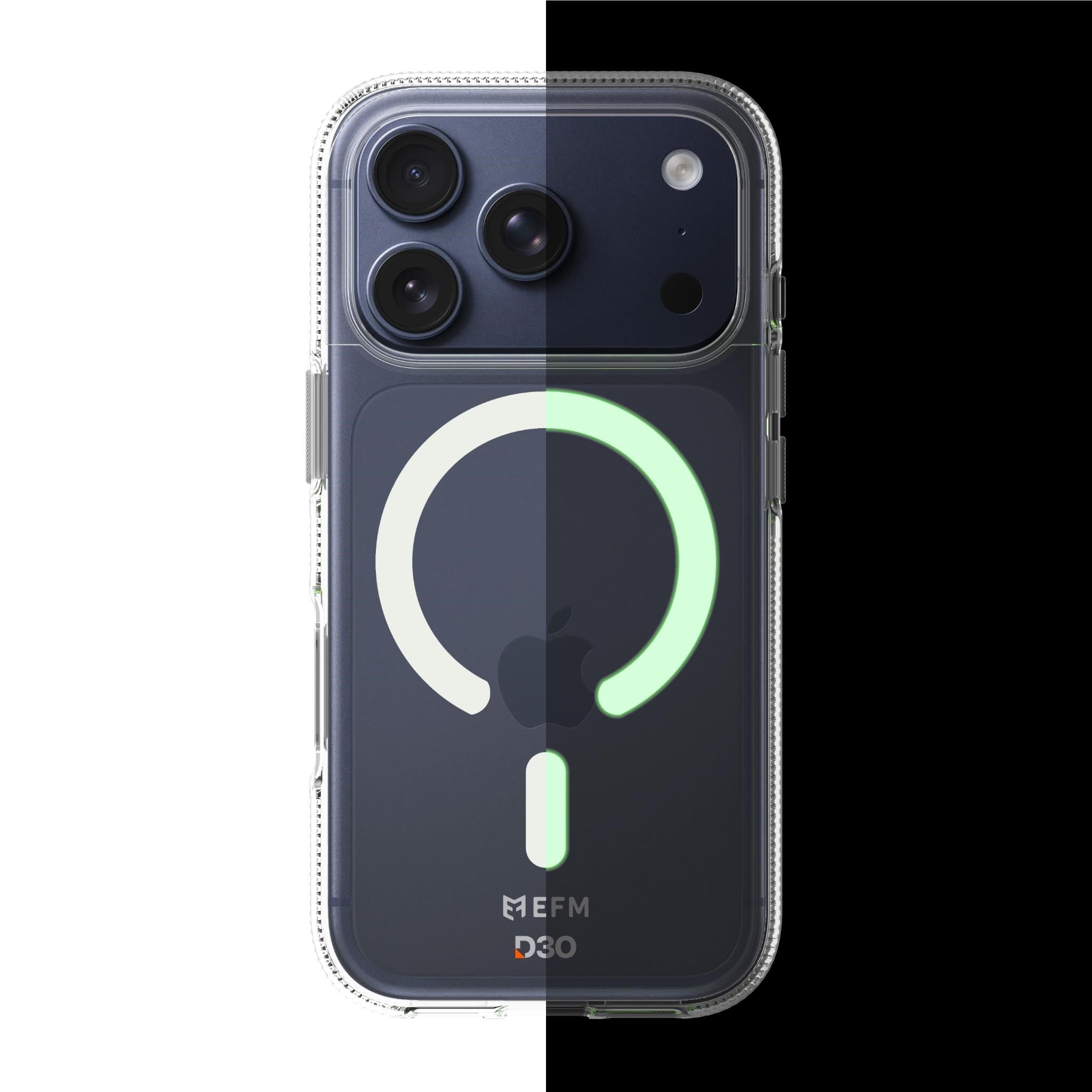 EFM Ibiza Glow Case with D3O Zero for iPhone 17 Pro Max (Clear)