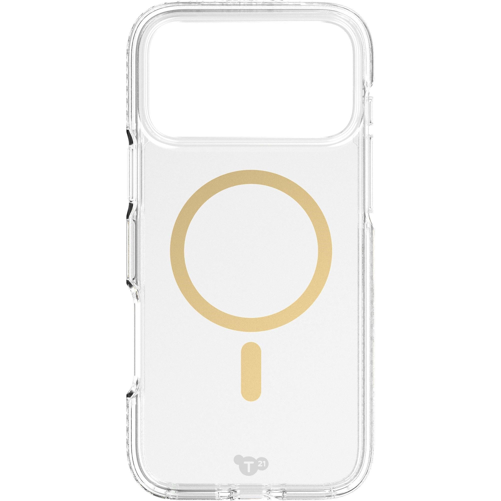 Tech21 EvoCrystal MagSafe Case for iPhone 17 Pro Max (Metallic Gold)