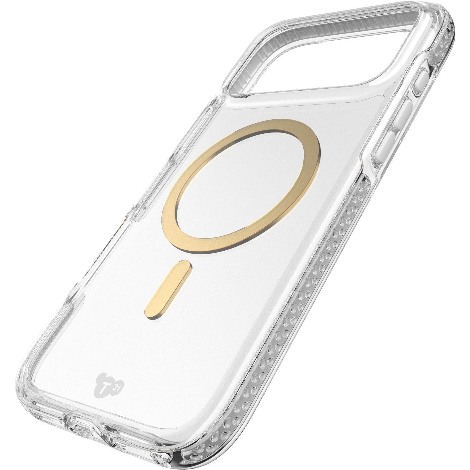 Tech21 EvoCrystal MagSafe Case for iPhone 17 Pro Max (Metallic Gold)