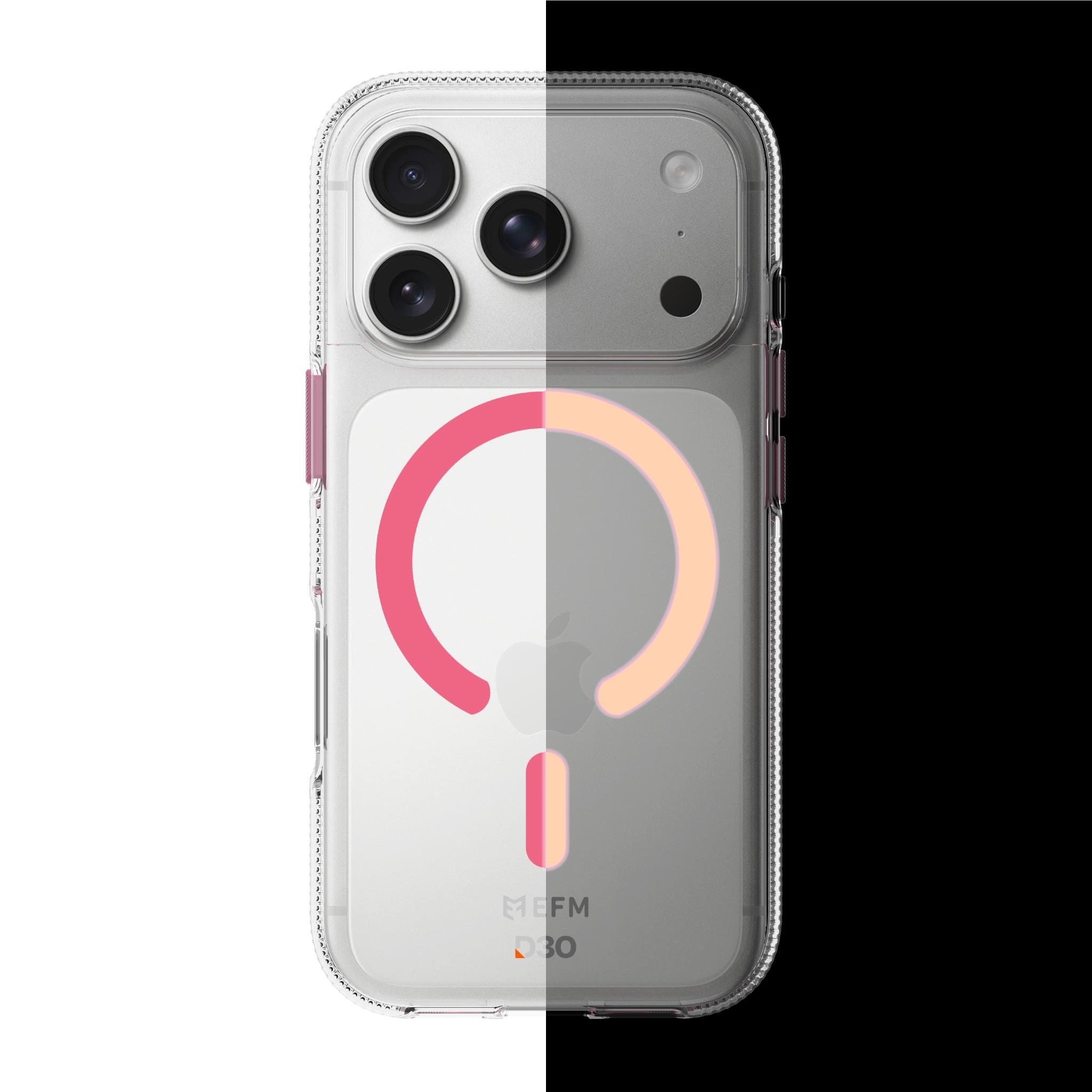 EFM Ibiza Glow Case with D3O Zero for iPhone 17 Pro Max (Pink)