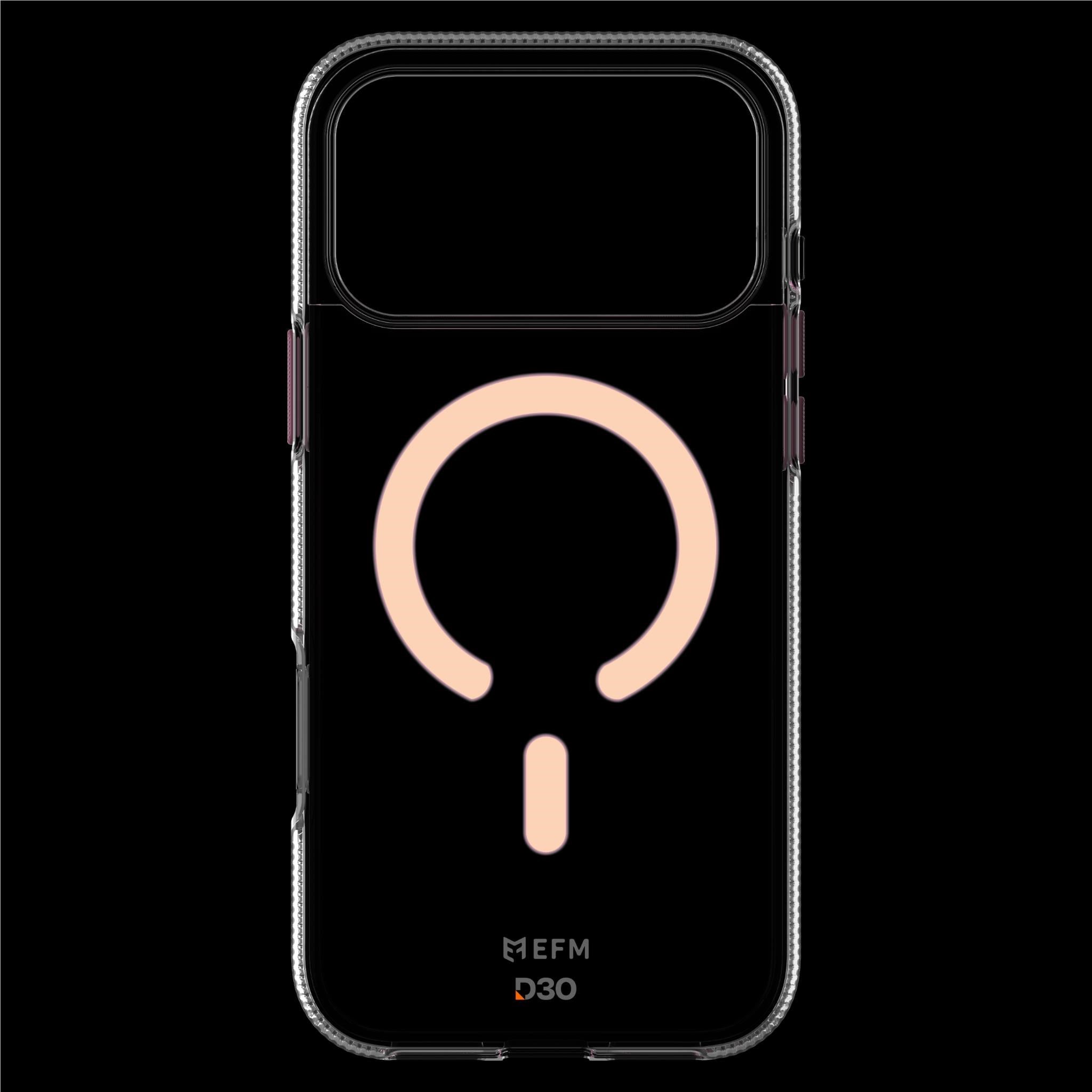 EFM Ibiza Glow Case with D3O Zero for iPhone 17 Pro Max (Pink)