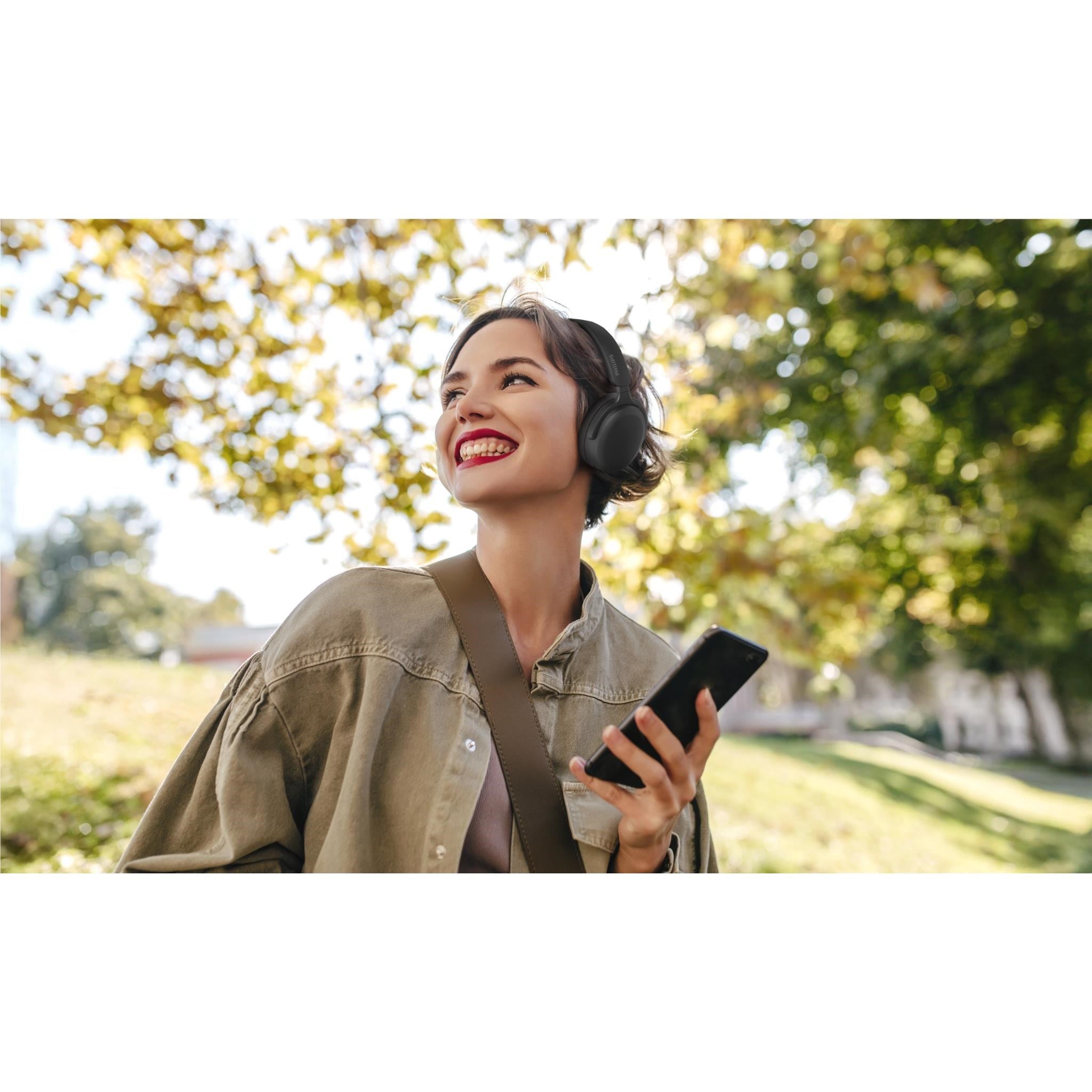 Philips TAH2300 Wireless Over-Ear Headphones (Black)