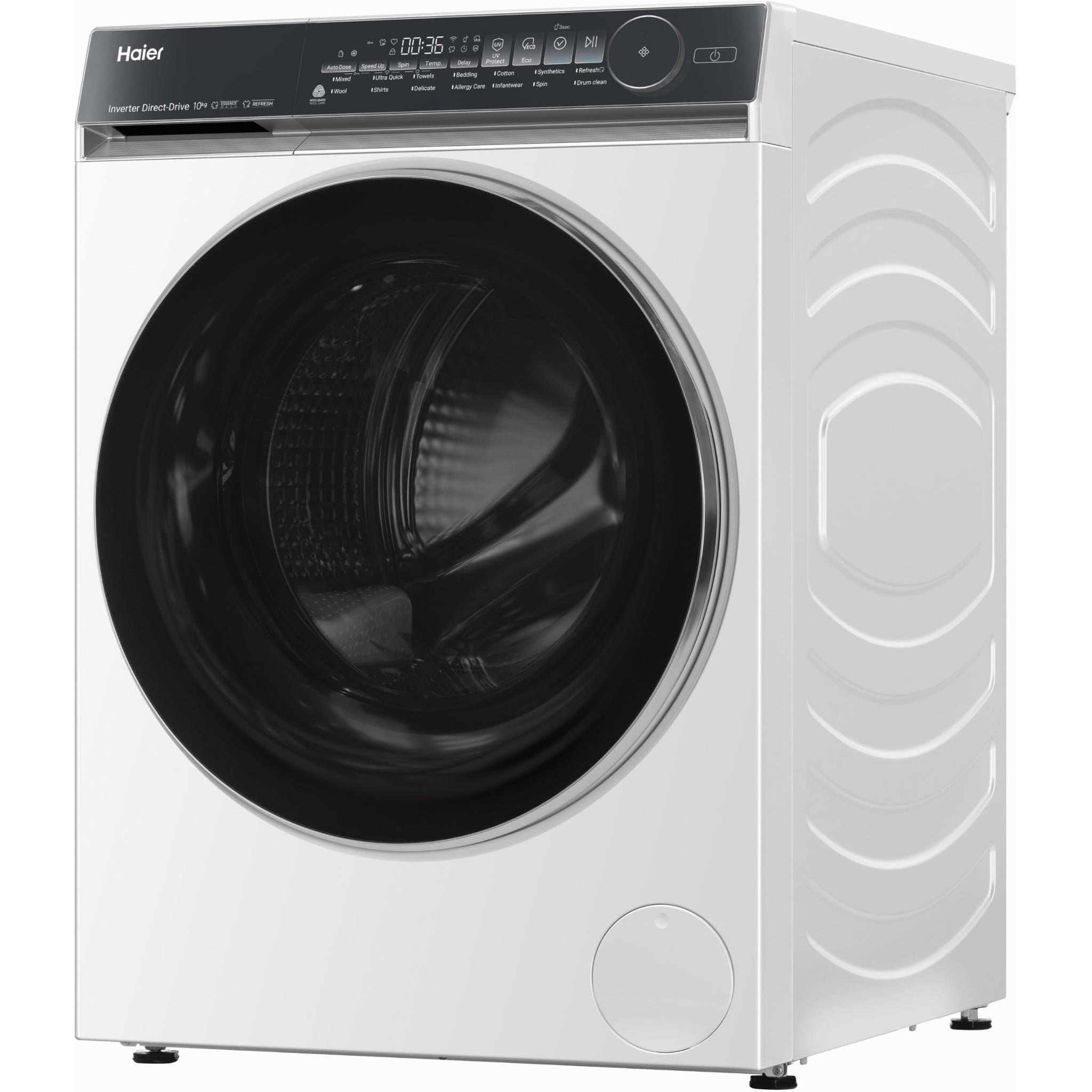 Haier HWF10NW1 10kg 500 Series Front Load Washer (White)
