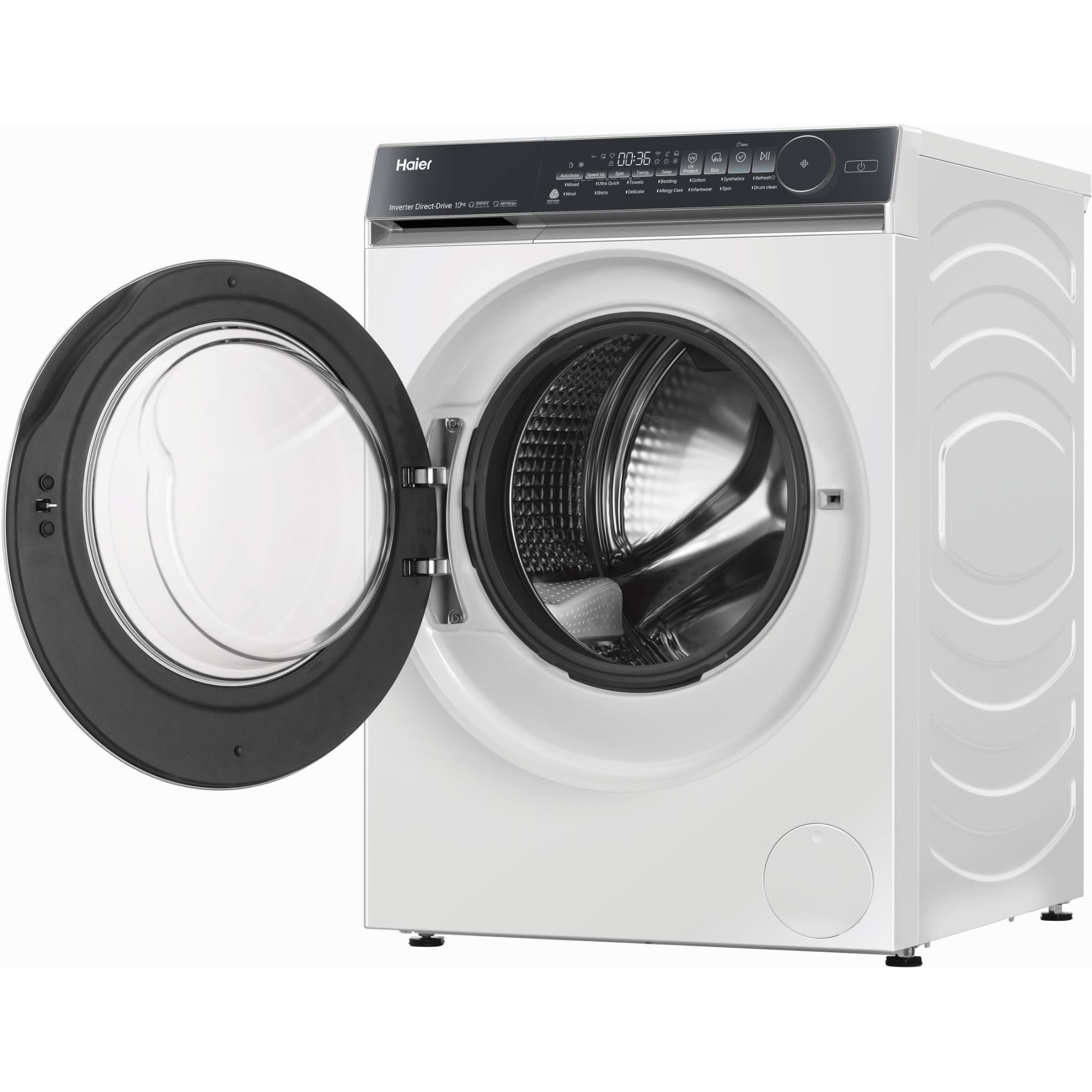 Haier HWF10NW1 10kg 500 Series Front Load Washer (White)