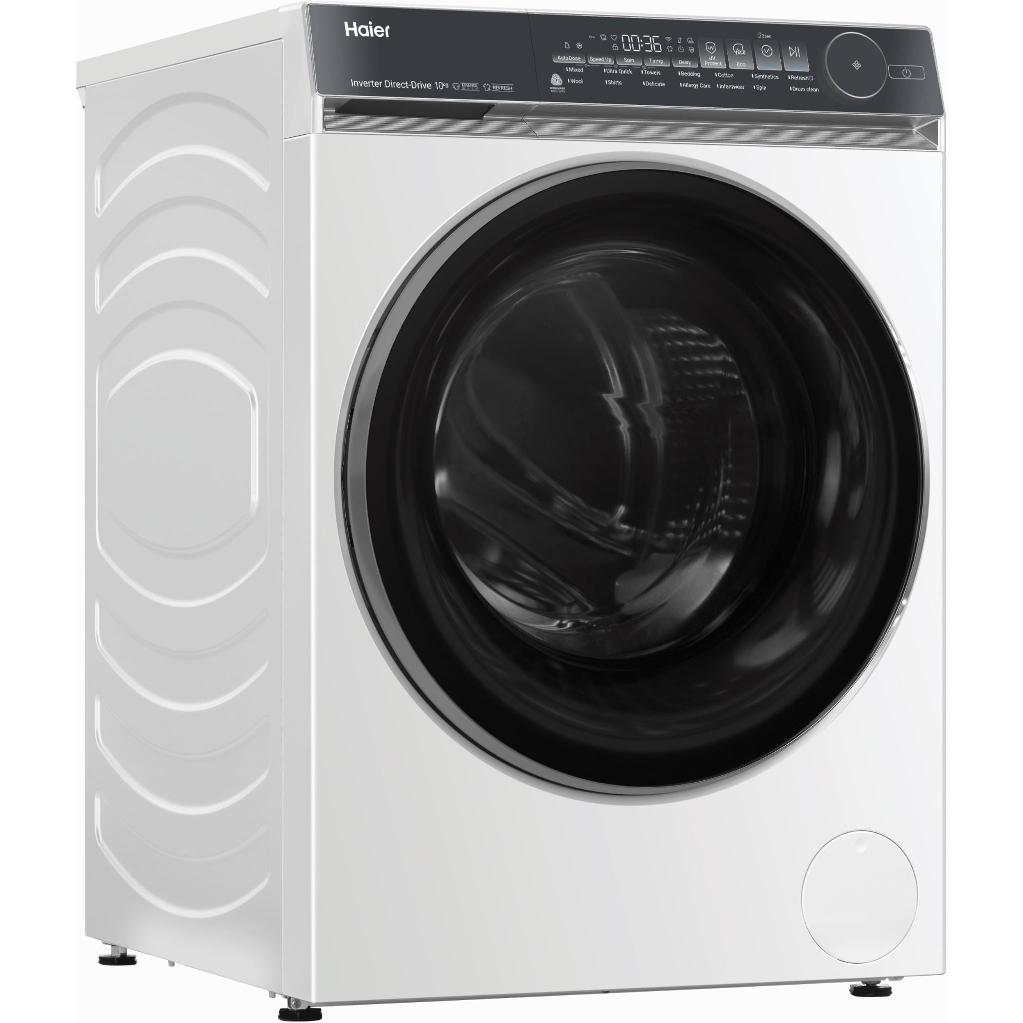 Haier HWF10NW1 10kg 500 Series Front Load Washer (White)