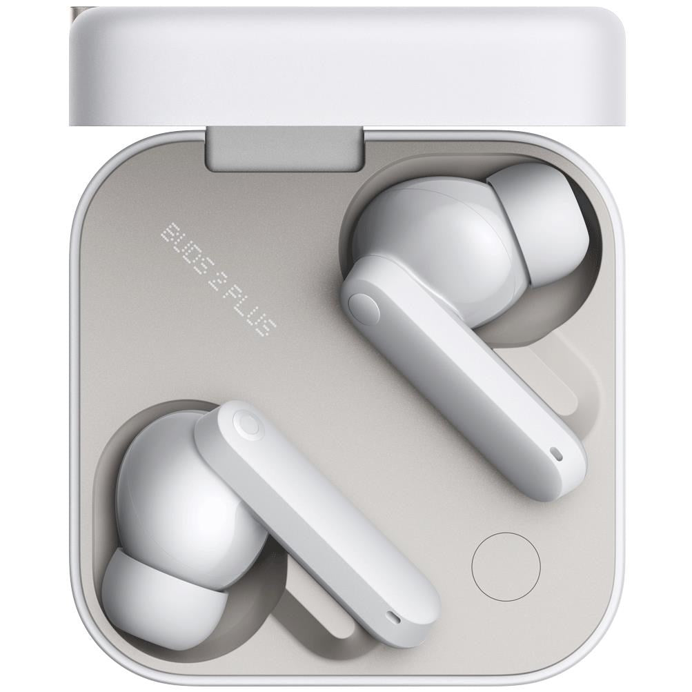 CMF Buds 2 Plus Wireless Noise Cancelling Earbuds (Light Grey)