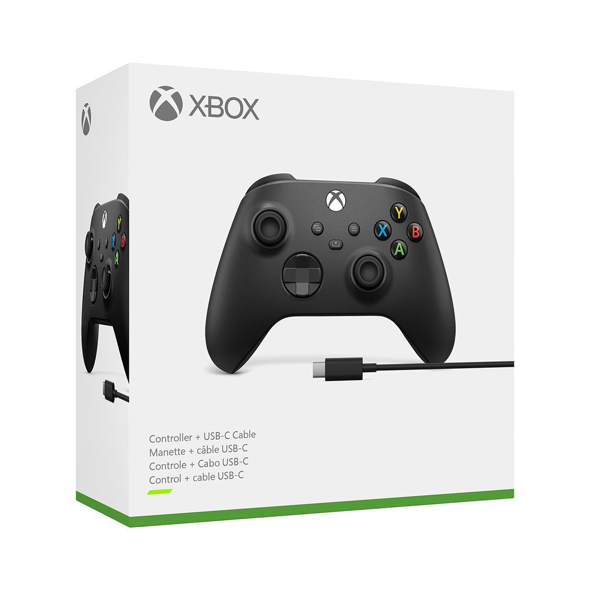 XBOX Wireless Controller with USBC Cable for Xbox & PC (Black)