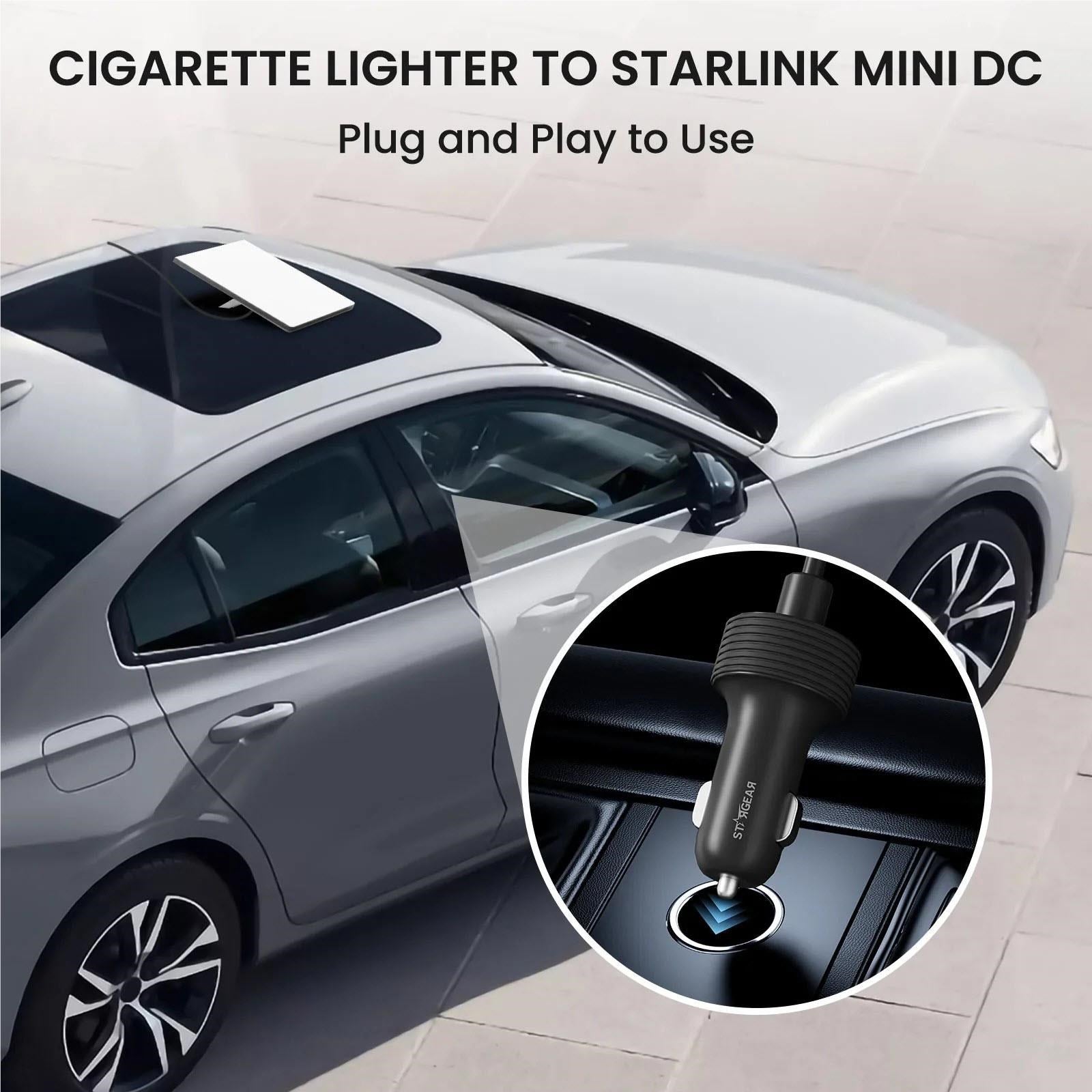 Stargear 12V Cig Power Cable for Starlink Mini (3m)