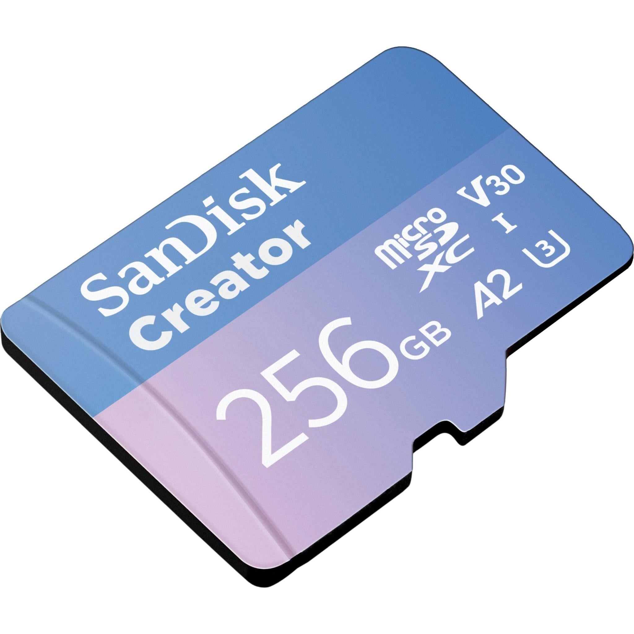 SanDisk® Creator microSD™ Card UHS-I with Adapter 256GB