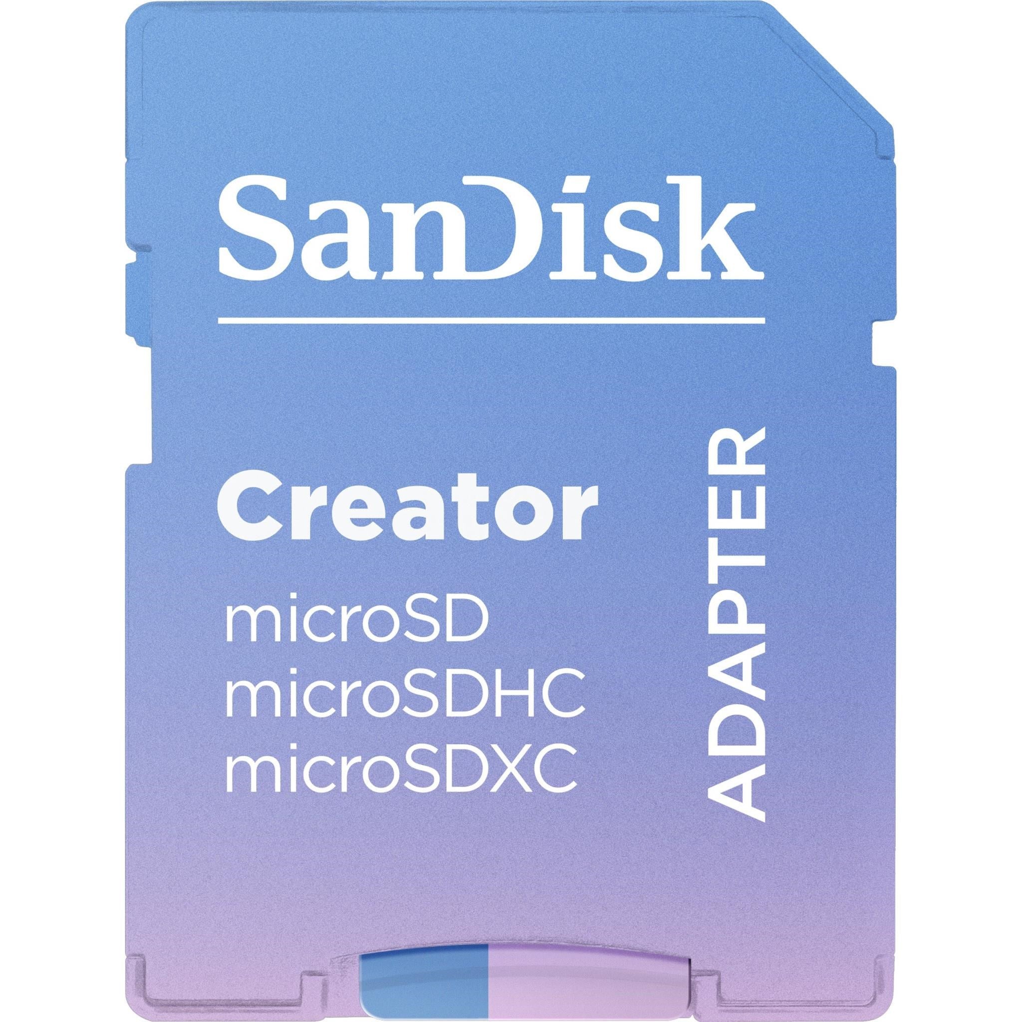 SanDisk® Creator microSD™ Card UHS-I with Adapter 512GB