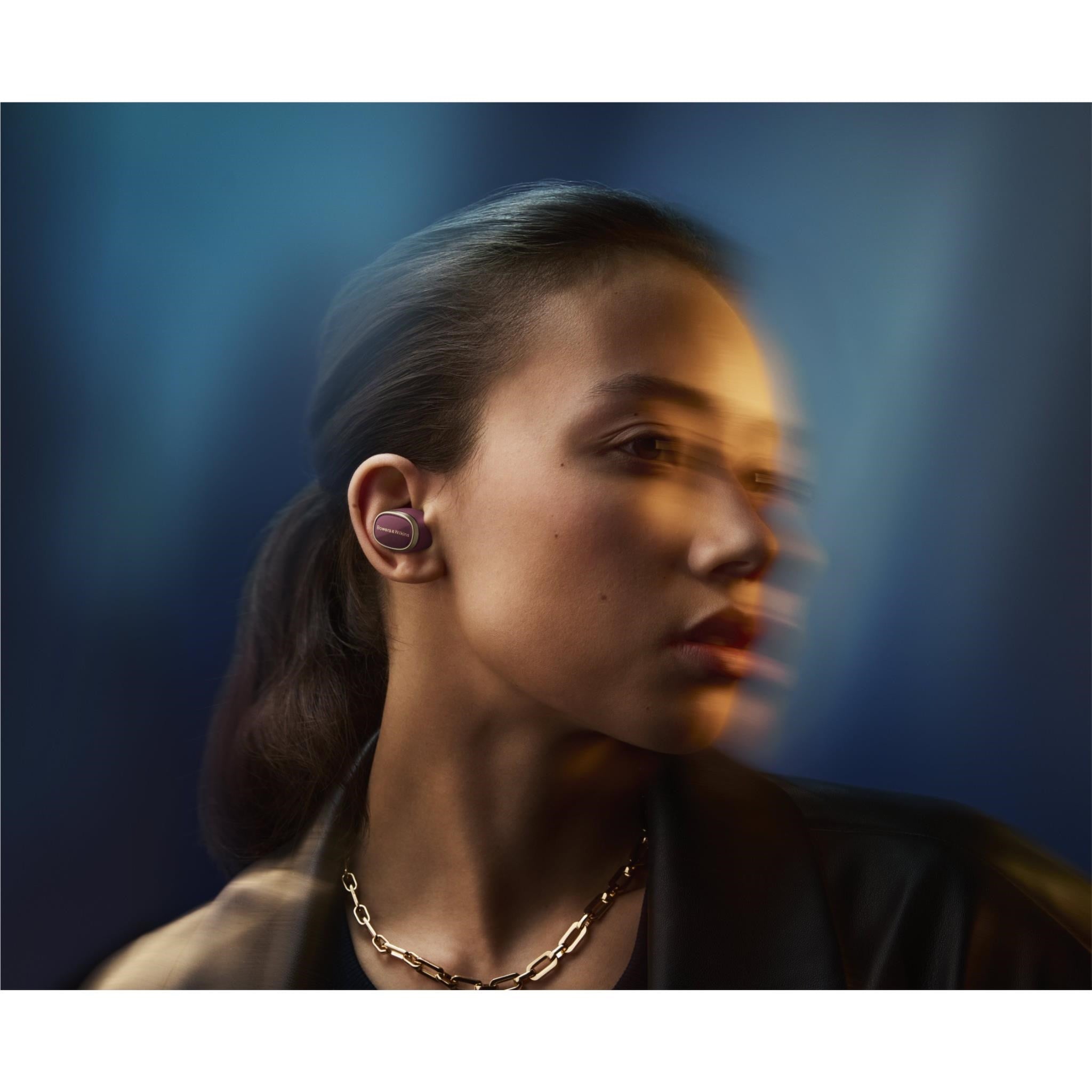Bowers & Wilkins PI8 True Wireless Earbuds (Dark Burgundy)