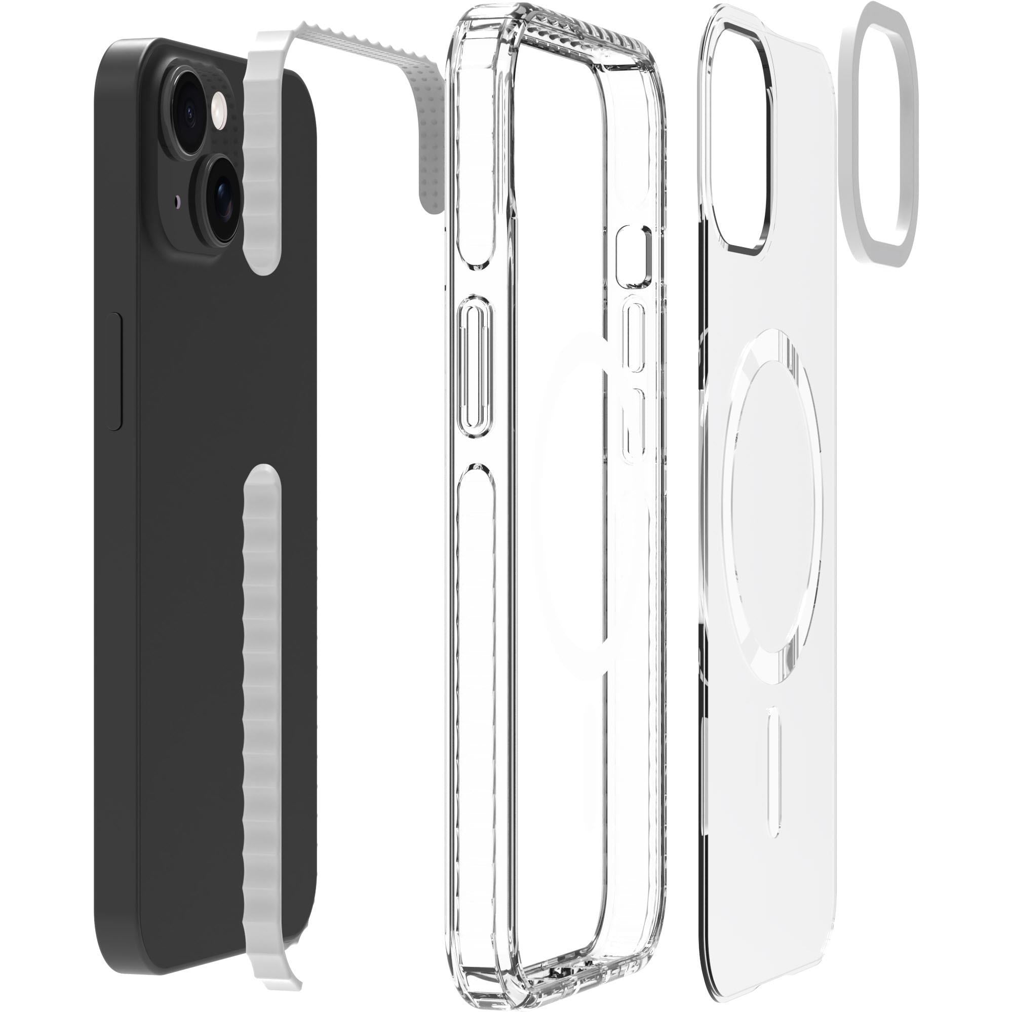 Cygnett Charge and Connect Magsafe Case for iPhone 17e/16e/15/14/13 (White)