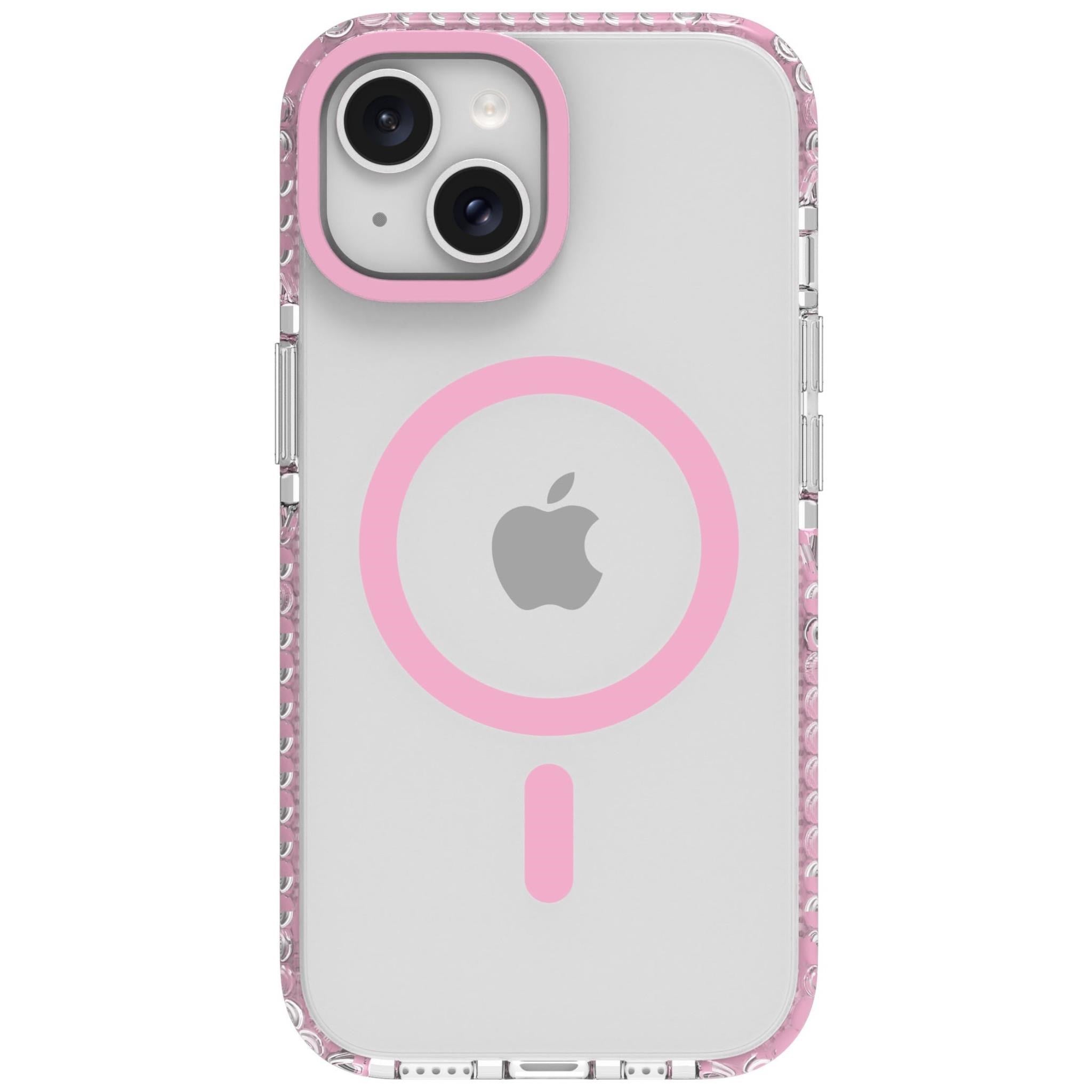 Cygnett Charge and Connect Magsafe Case for iPhone 17e/16e/15/14/13 (Pink)