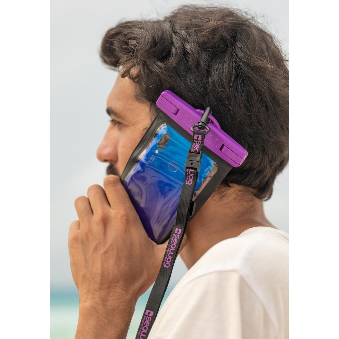 Seawag Elementproof Phone Case (Black + Pink Print)