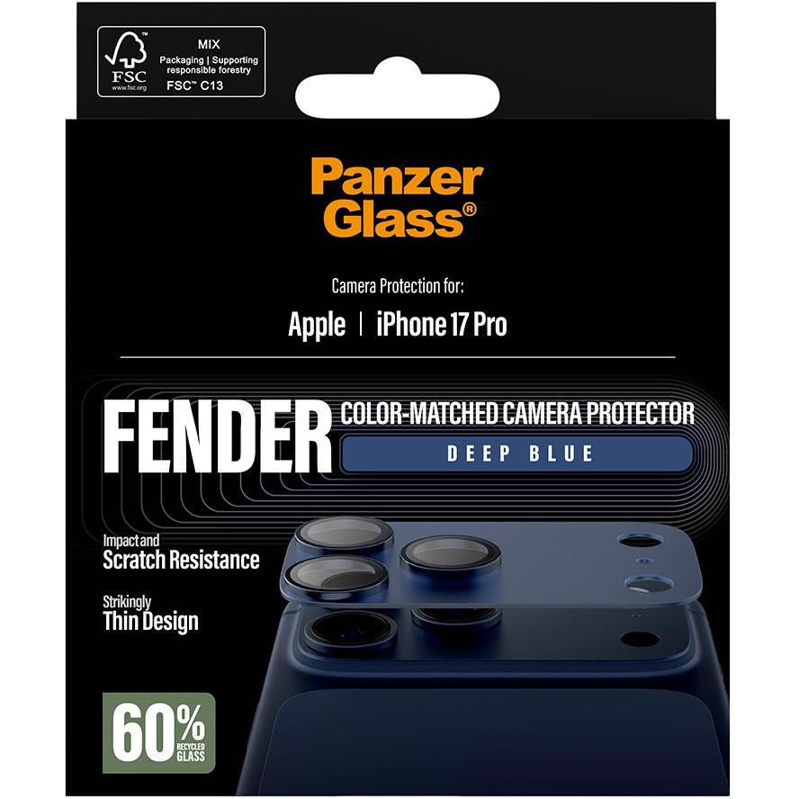 PanzerGlass Fender Camera Lens Protector for iPhone 17 Pro (Deep Blue)