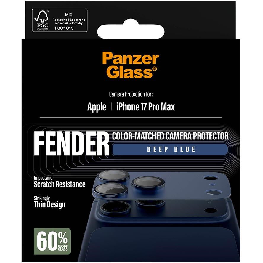 PanzerGlass Fender Camera Lens Protector for iPhone 17 Pro Max (Deep Blue)