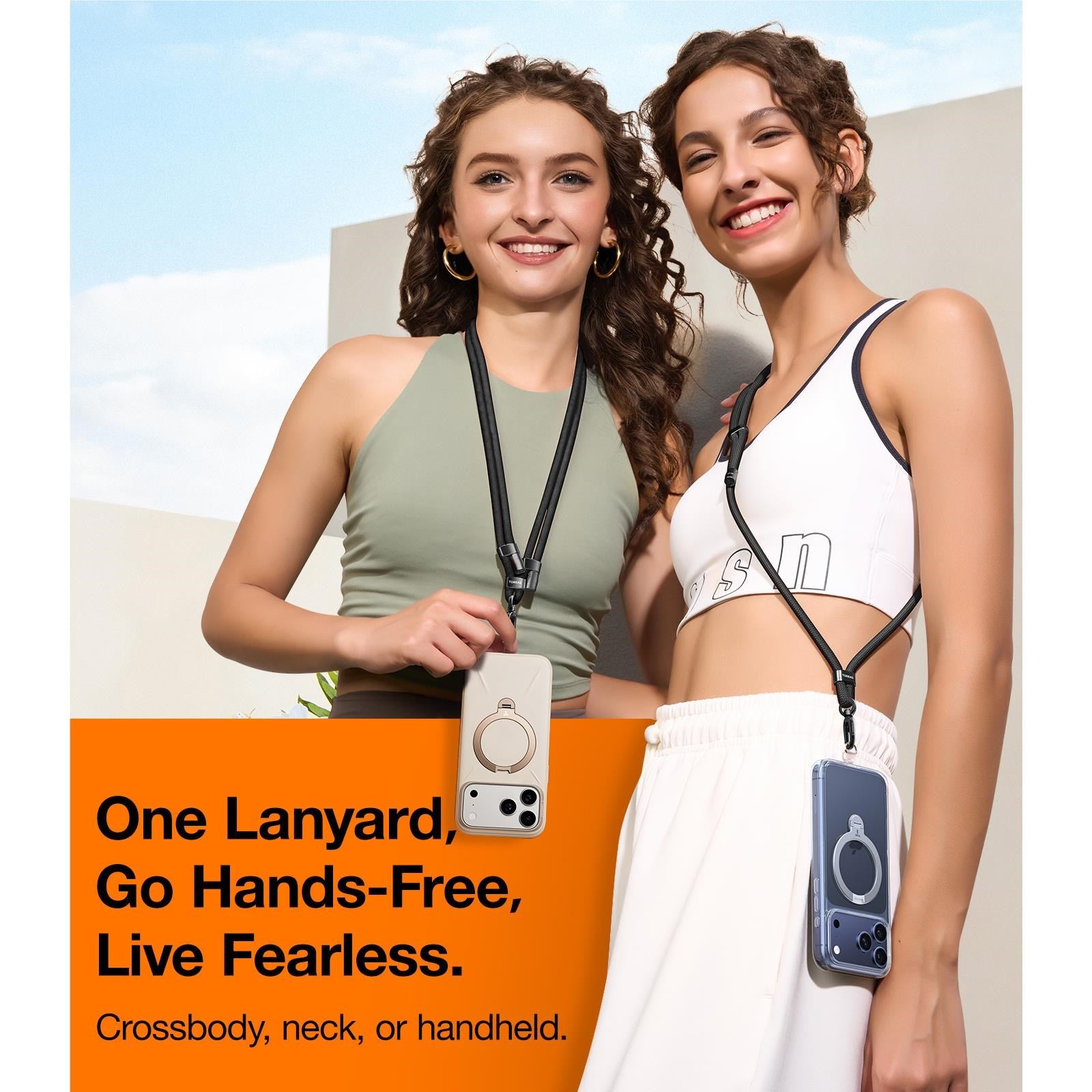 Torras LoopGo Flex Crossbody Phone Strap (Black)