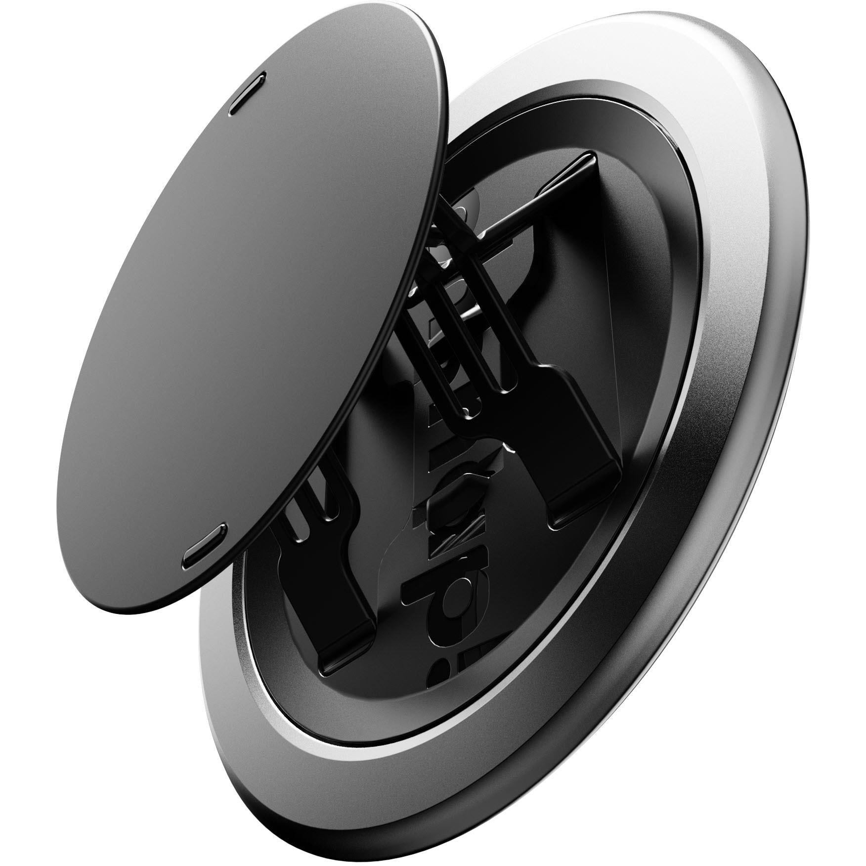 OhSnap! Snap 5 Magnetic Phone Grip & Stand (Silver Fox)