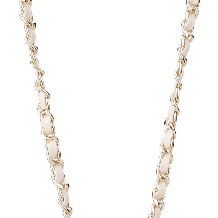 Case-Mate Crossbody Phone Strap (Gold Chain/Cream Leather)