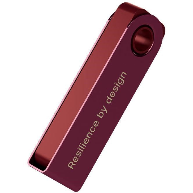 Ledger Nano S Plus Crypto Hardware Wallet (Crimson Magneta)